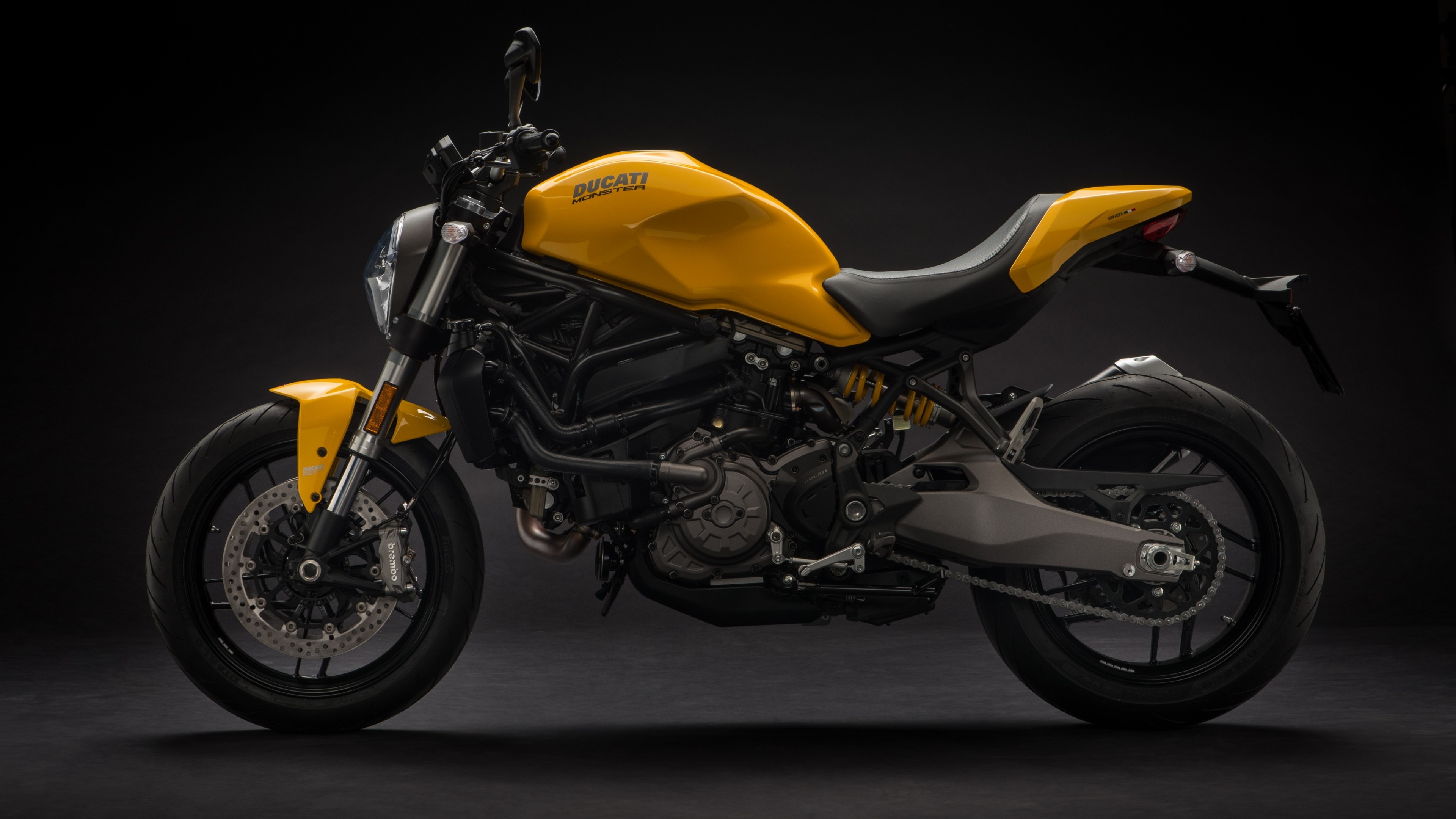 2018 Model, Ducati Monster Wallpaper, 3840x2160 4K Desktop