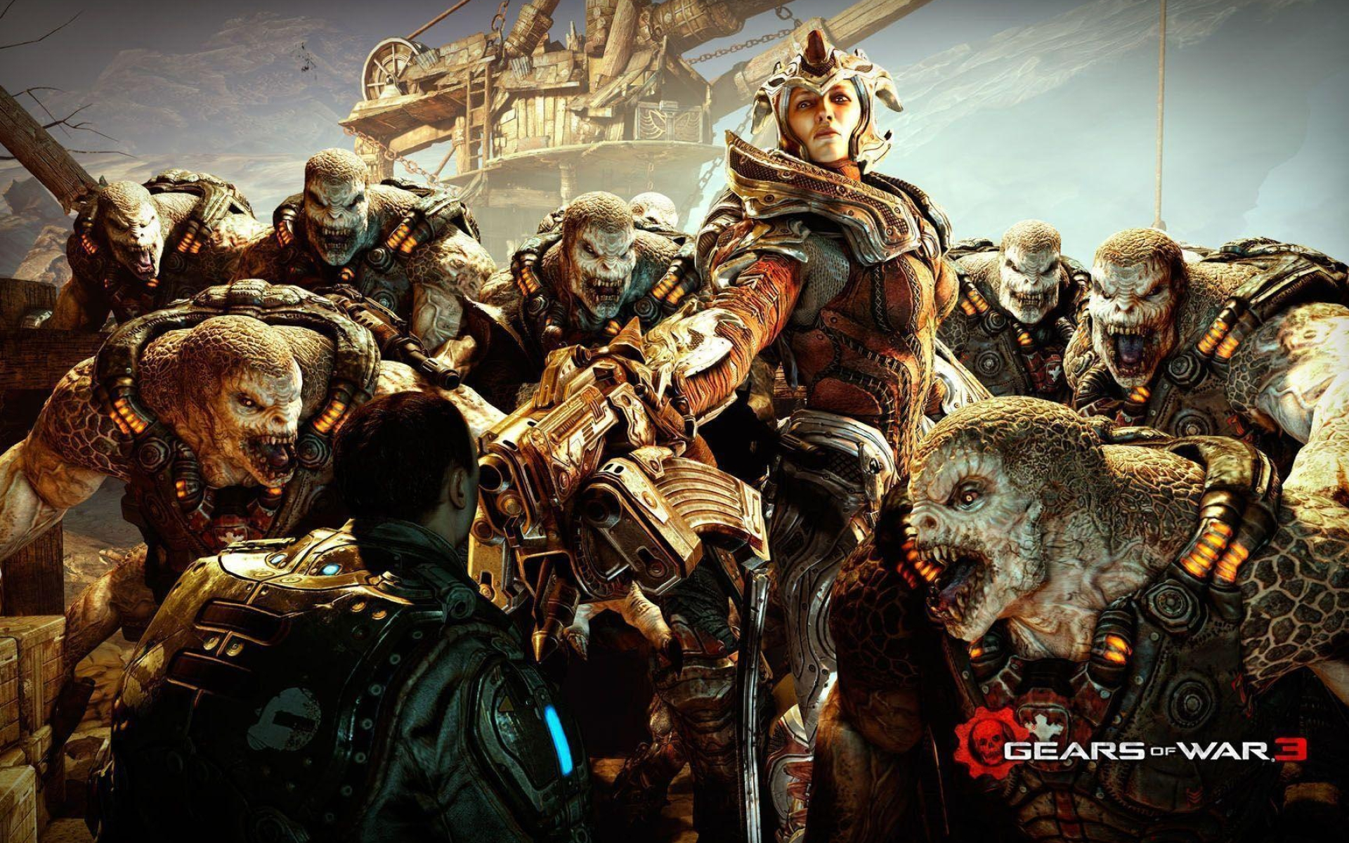 Epic Games, Gaming industry, Gears of War 3, Action-packed wallpapers, 1920x1200 HD Desktop