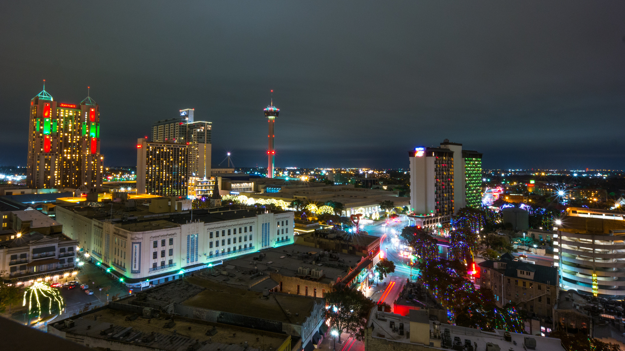 San Antonio Skyline, Thousand wonders, Travels, 2050x1160 HD Desktop