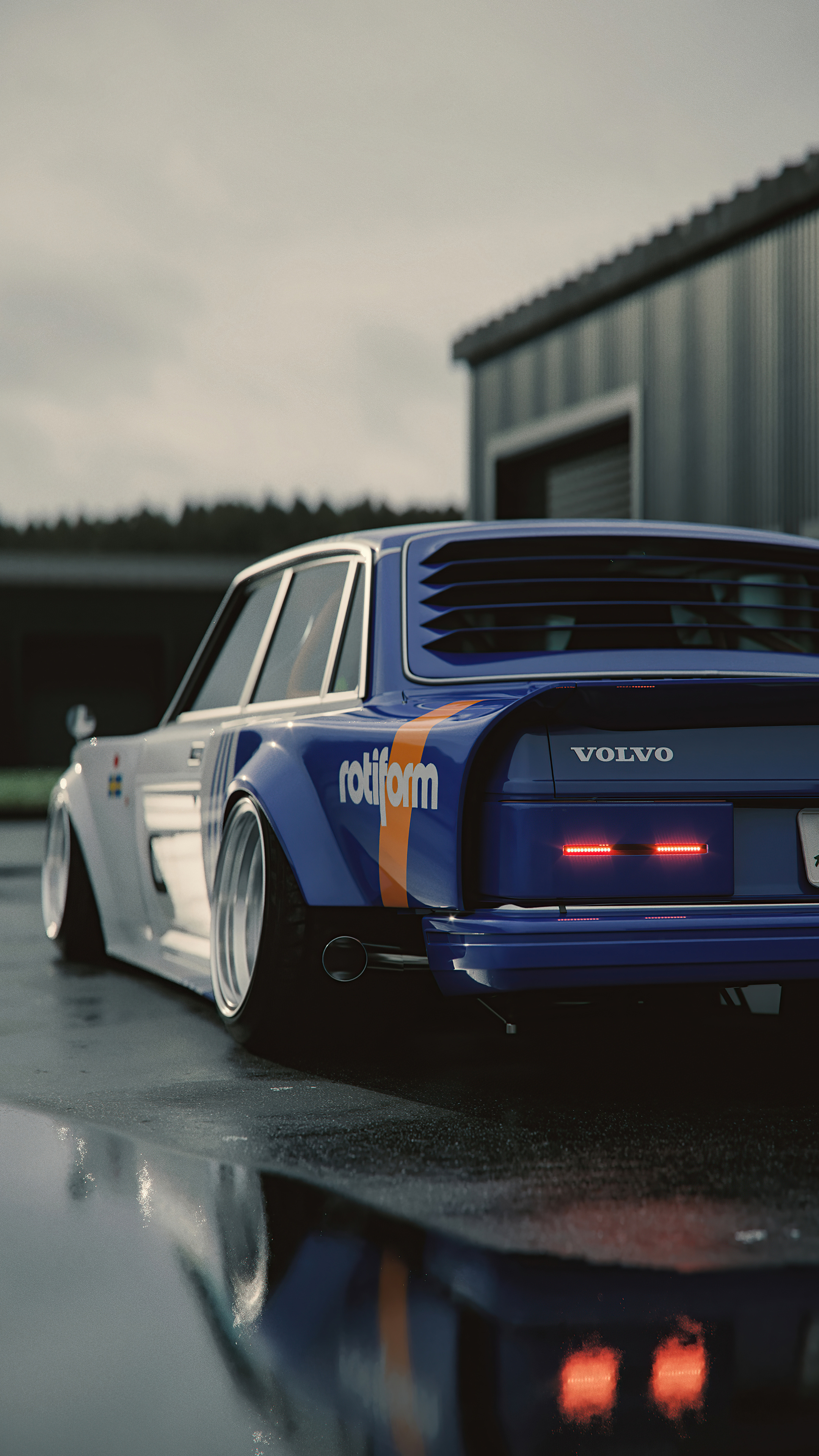 240 Tuning, Volvo Wallpaper, 2160x3840 4K Phone