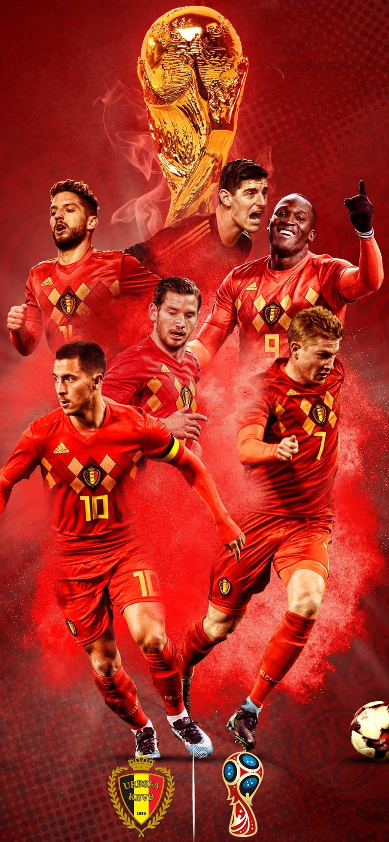 Belgium, Football Team Wallpaper, 1290x2780 HD Phone