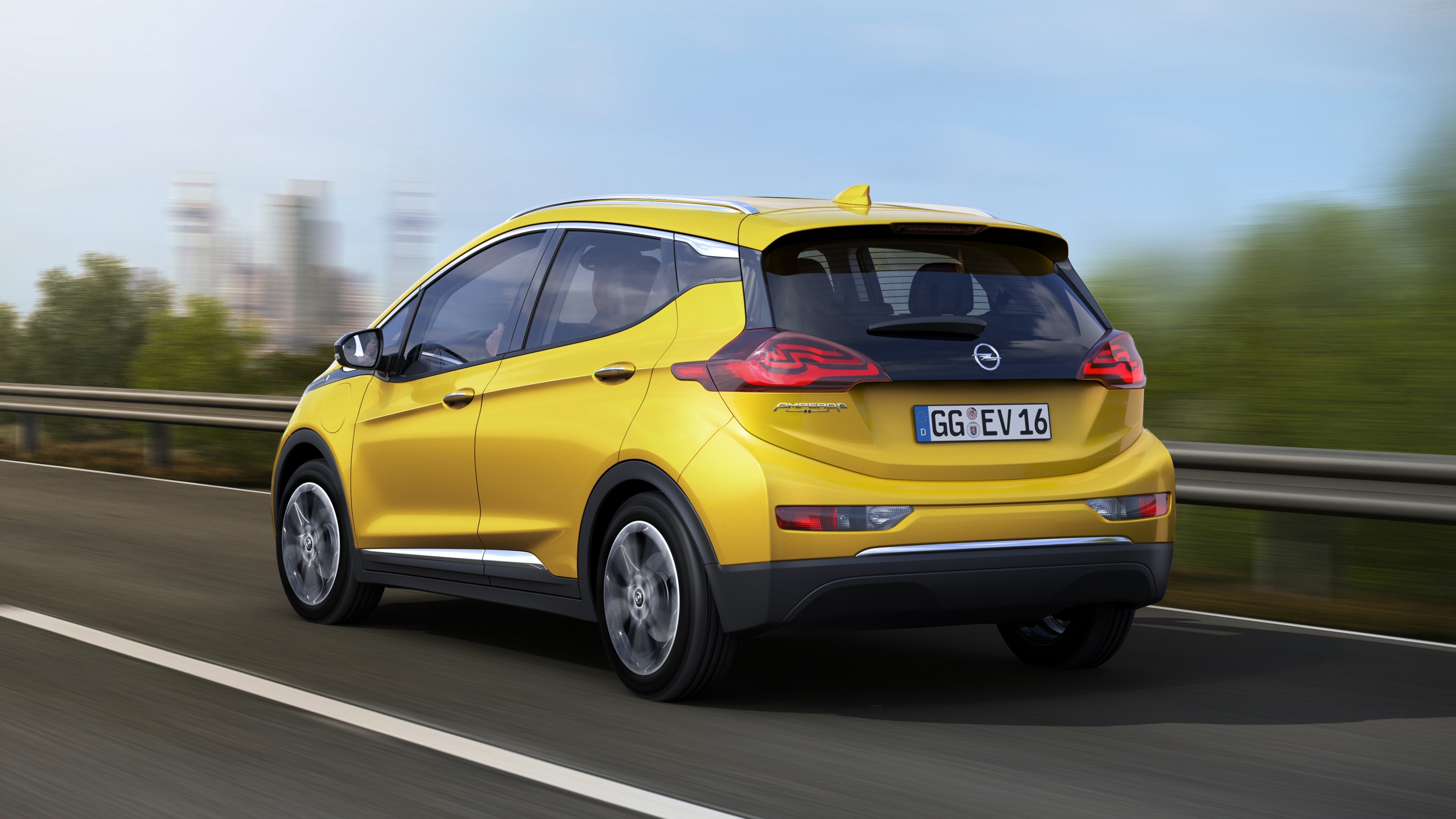 Electric Hatchback, Opel Ampera Wallpaper, 3840x2160 4K Desktop