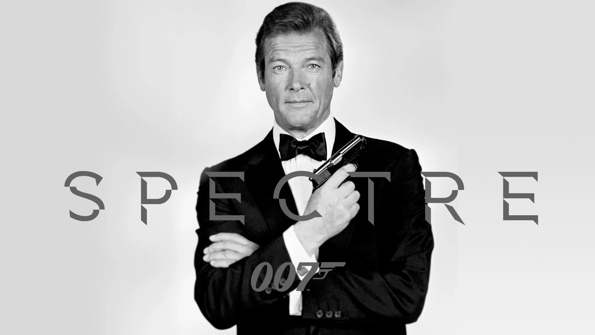 Roger Moore, Fan-made recut, Spectre trailer, 1920x1080 Full HD Desktop