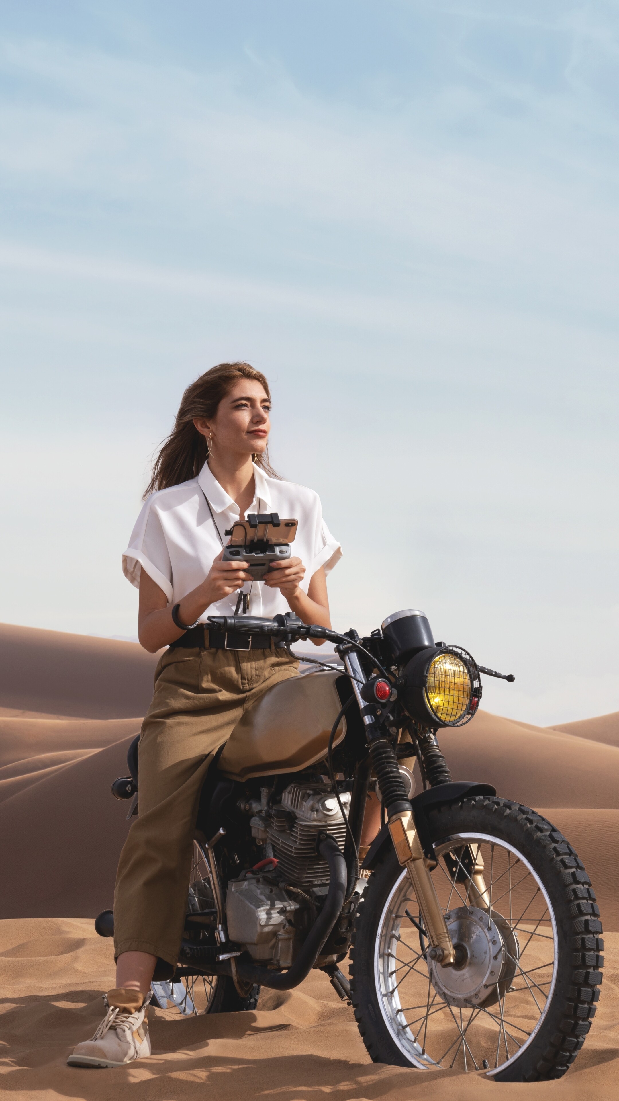 Desert, Girls and Motorcycles Wallpaper, 2160x3840 4K Phone