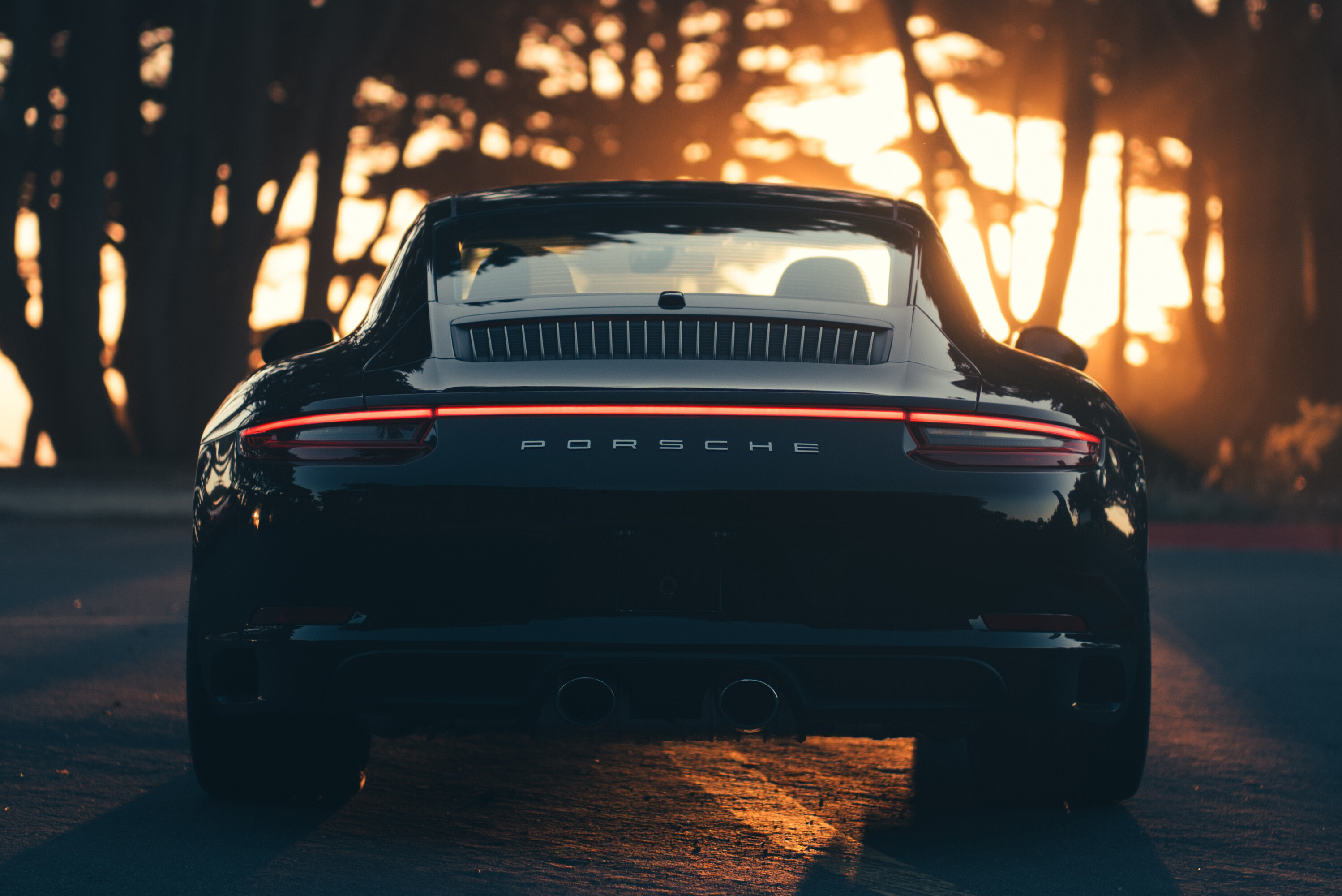 Porsche Carrera 911 Black, Timeless black beauty, Iconic sports car, Unmatched style, 3000x2000 HD Desktop