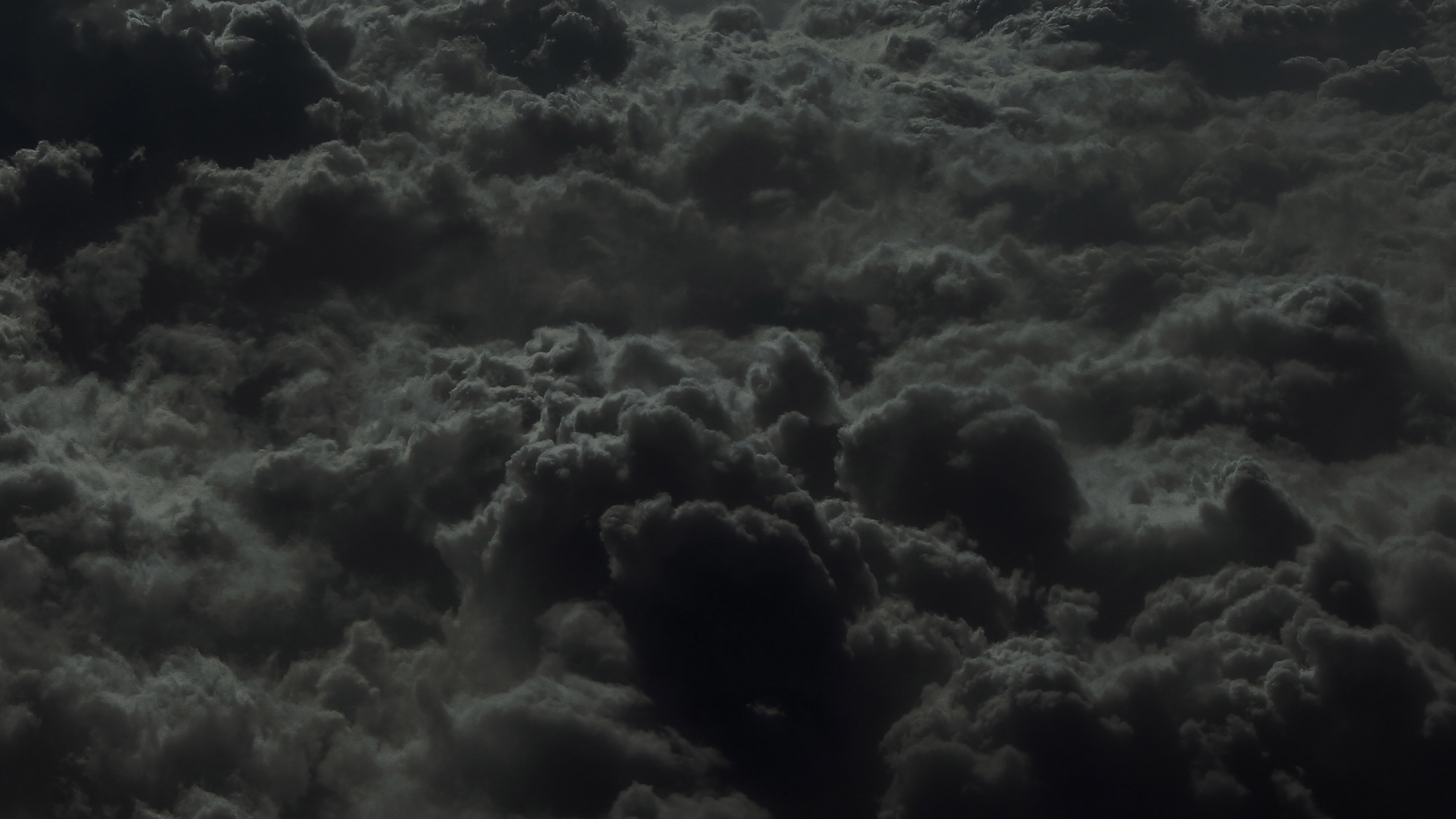 Gray Cloudy Sky, Dark and moody sky, Clouds in motion, Nature's artistry, 3840x2160 4K Desktop