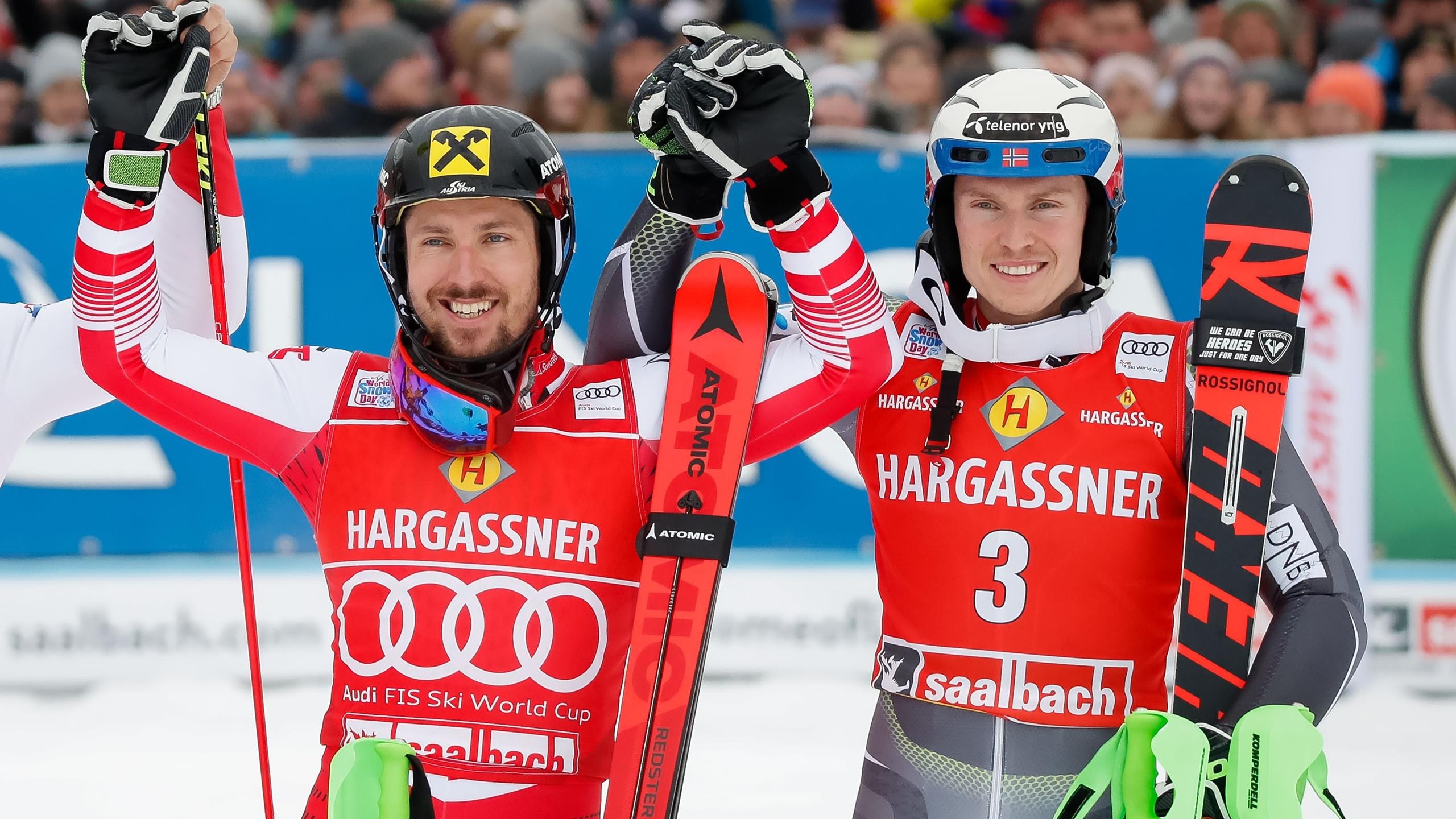 Marcel Hirscher, Henrik Kristoffersen Wallpaper, 2560x1440 HD Desktop