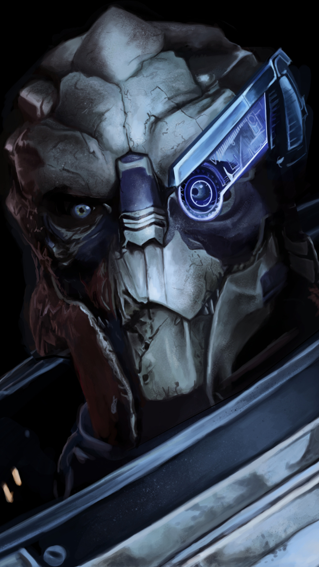 Garrus Vakarian, Mass Effect Wallpaper, 1080x1920 Full HD Phone