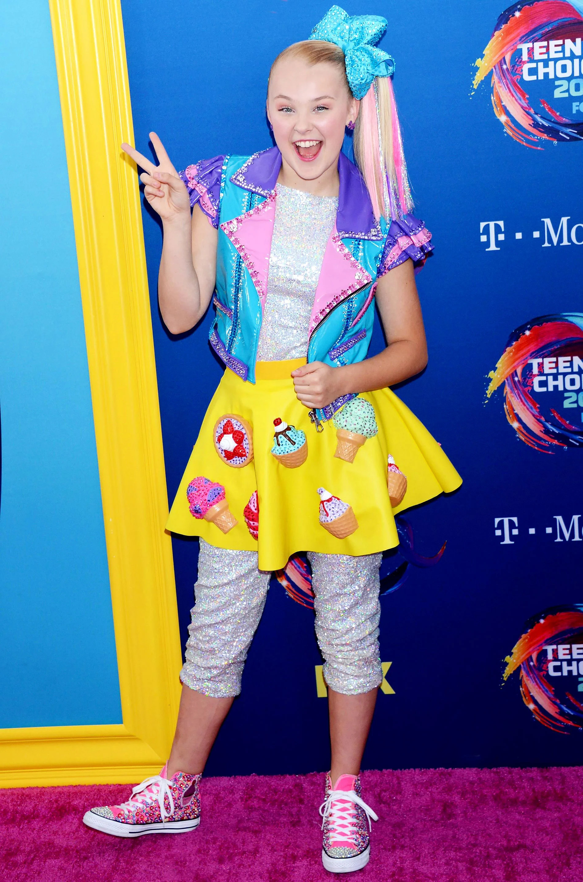 JoJo Siwa's fashion looks, Wild and colorful, Style inspiration, 1900x2880 HD Phone