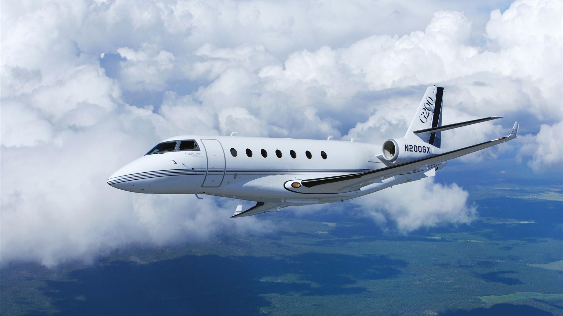 Gulfstream Aerospace, Gulfstream G200, Modern Aircraft, 1920x1080 Full HD Desktop