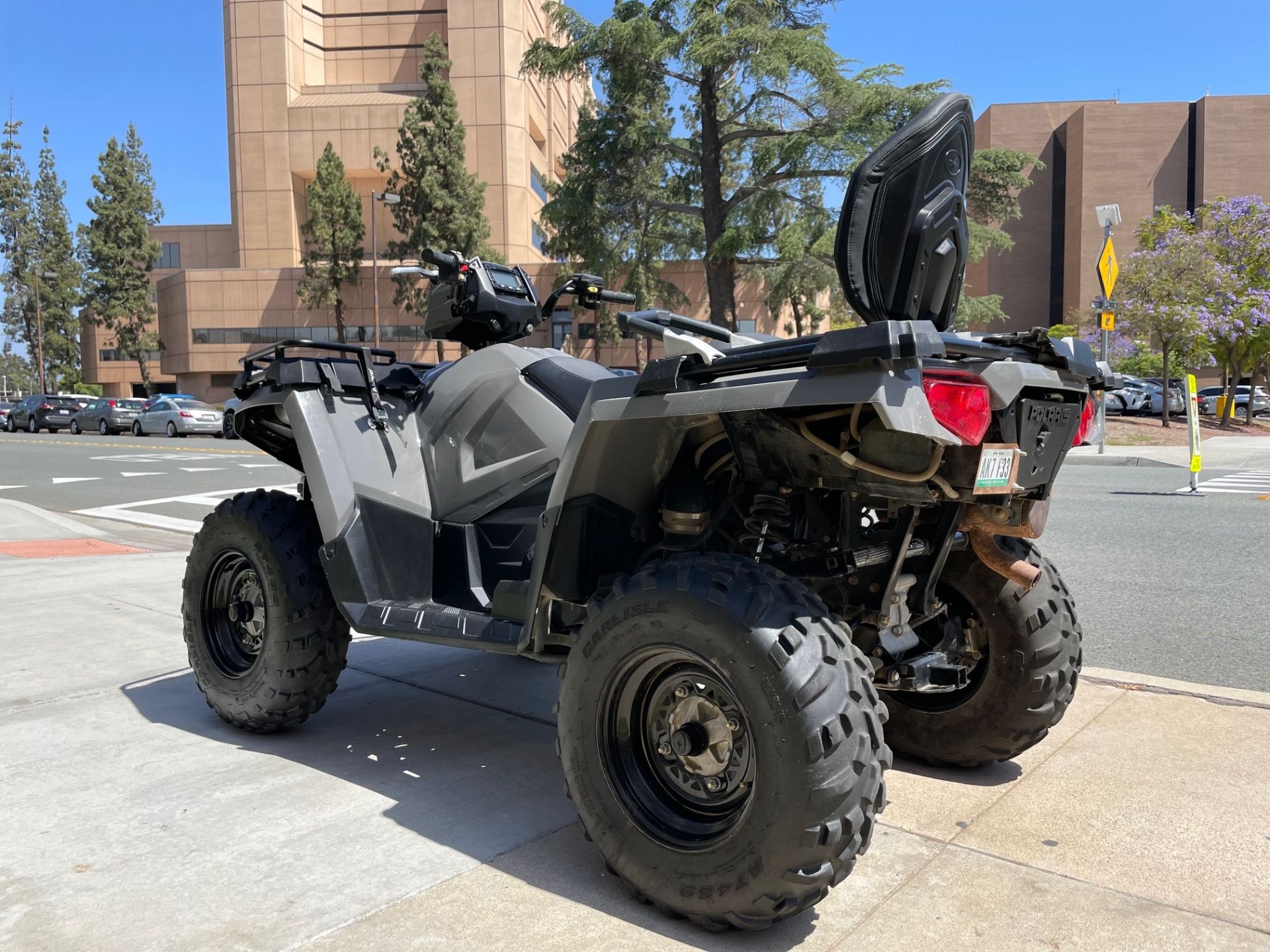 Polaris Sportsman Touring 570, Efficient touring vehicle, Titanium metallic color, Used ATV in El Cajon, 1920x1440 HD Desktop