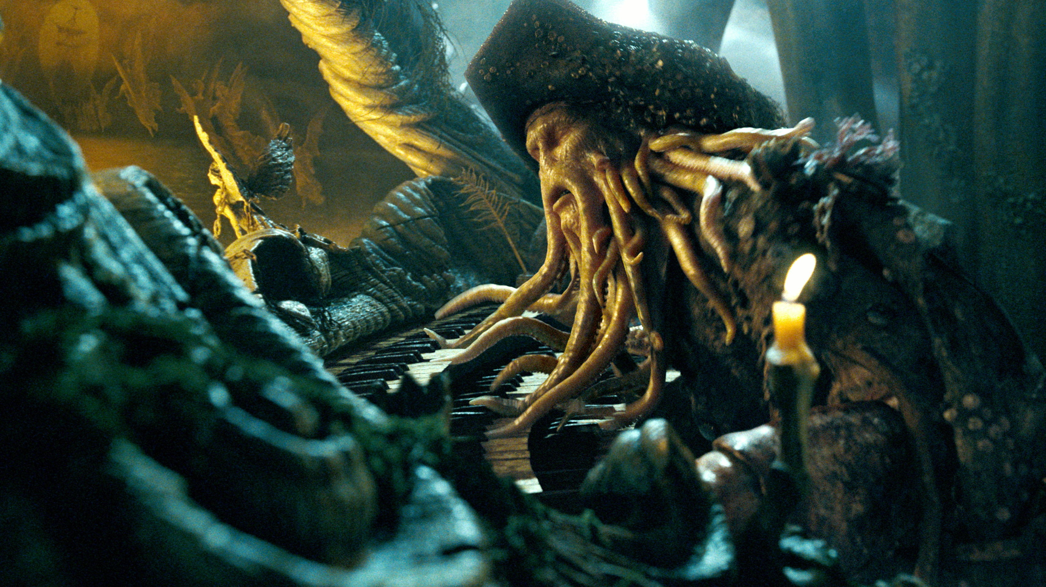 Davy Jones wallpapers, Background images, High definition, Dark aesthetic, 3420x1920 HD Desktop