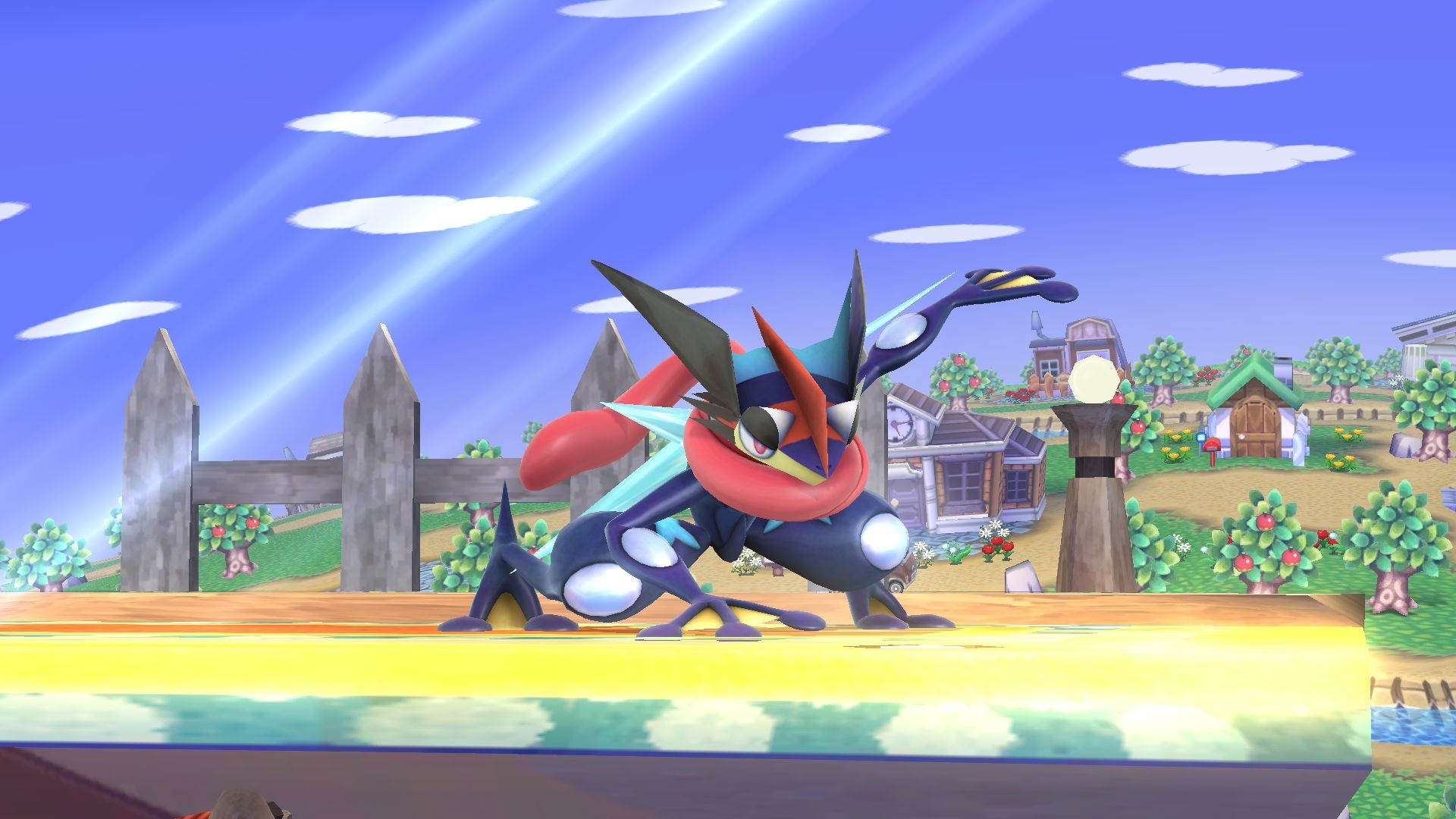 Ash Greninja Super, Smash Bros Wii, U mods, 1920x1080 Full HD Desktop