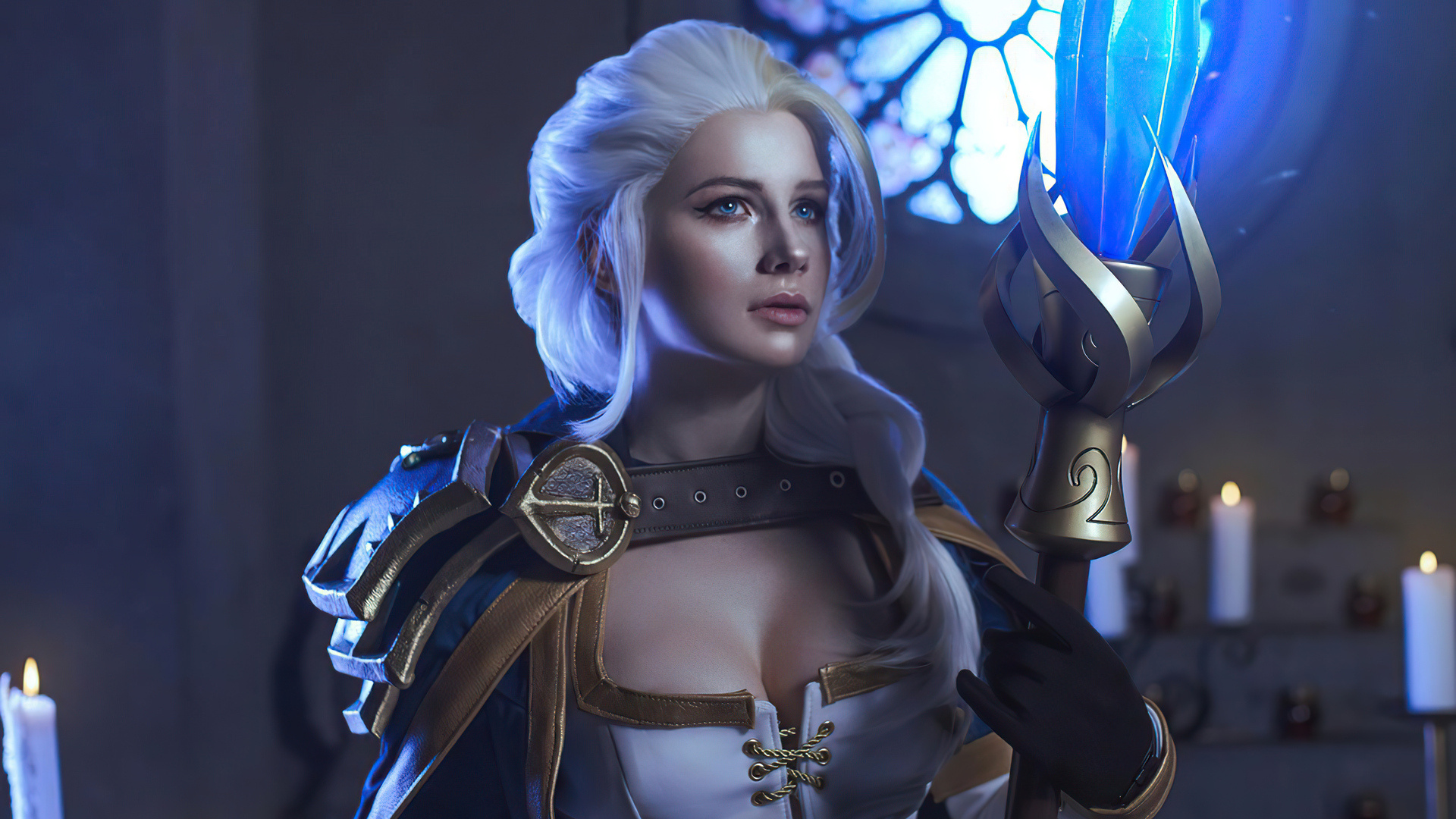 Jaina Proudmoore, Cosplay, World of Warcraft, Full HD wallpaper, 1920x1080 Full HD Desktop