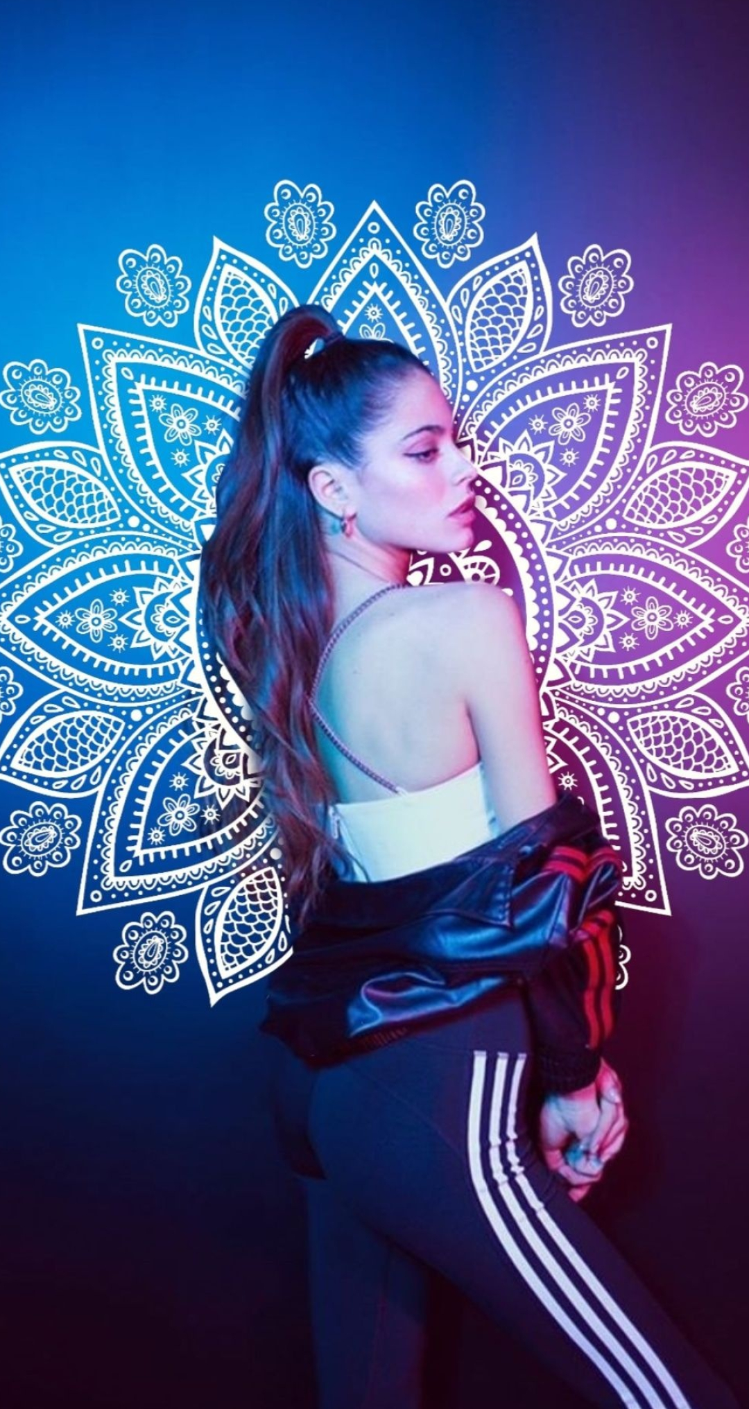 TINI Stoessel, Pop sensation, Martina Stoessel, Photogenic moments, 1080x2040 HD Phone