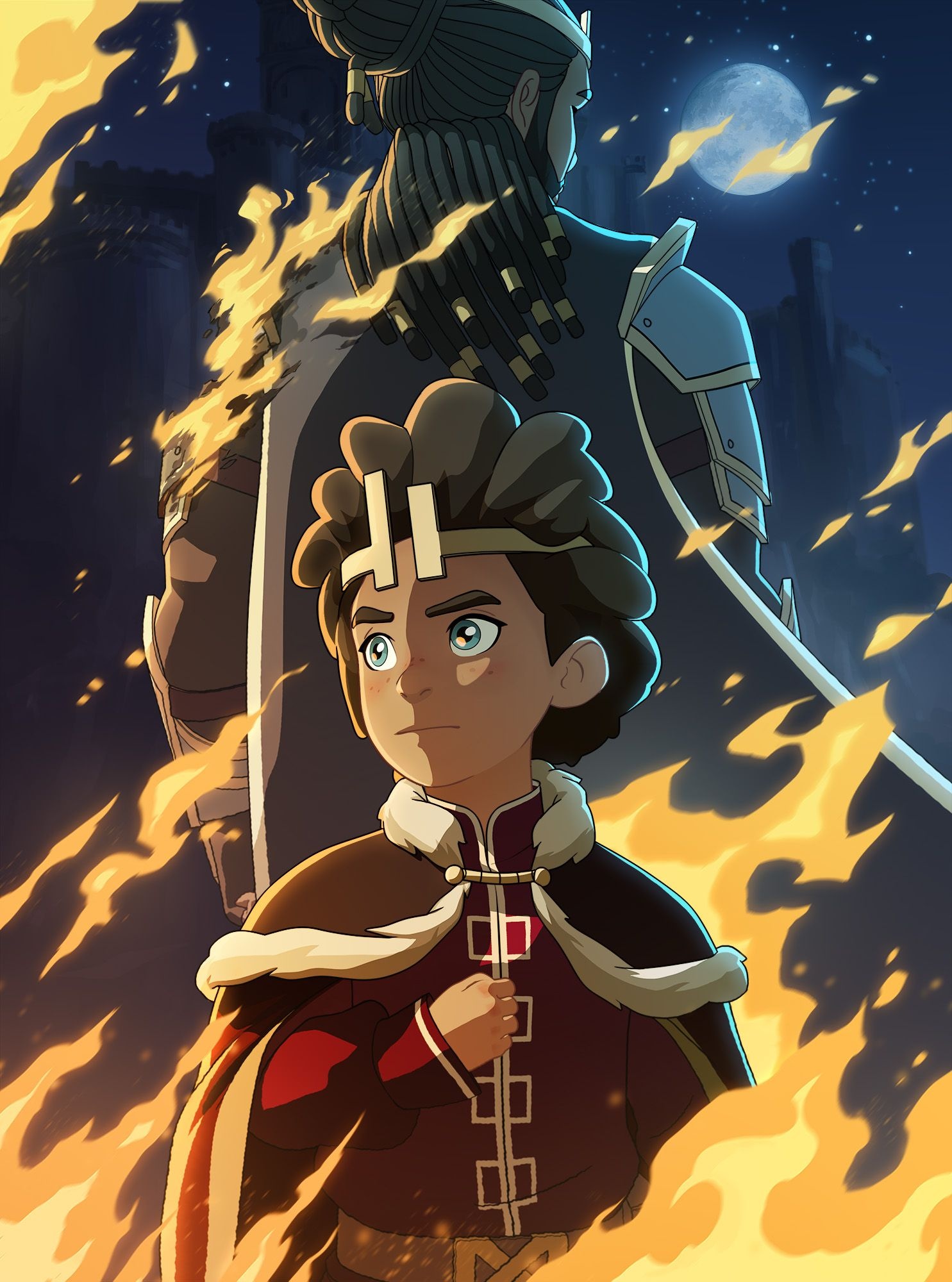 The Dragon Prince, Season 3 key art, Epic fantasy, Prince's journey, 1490x2000 HD Phone