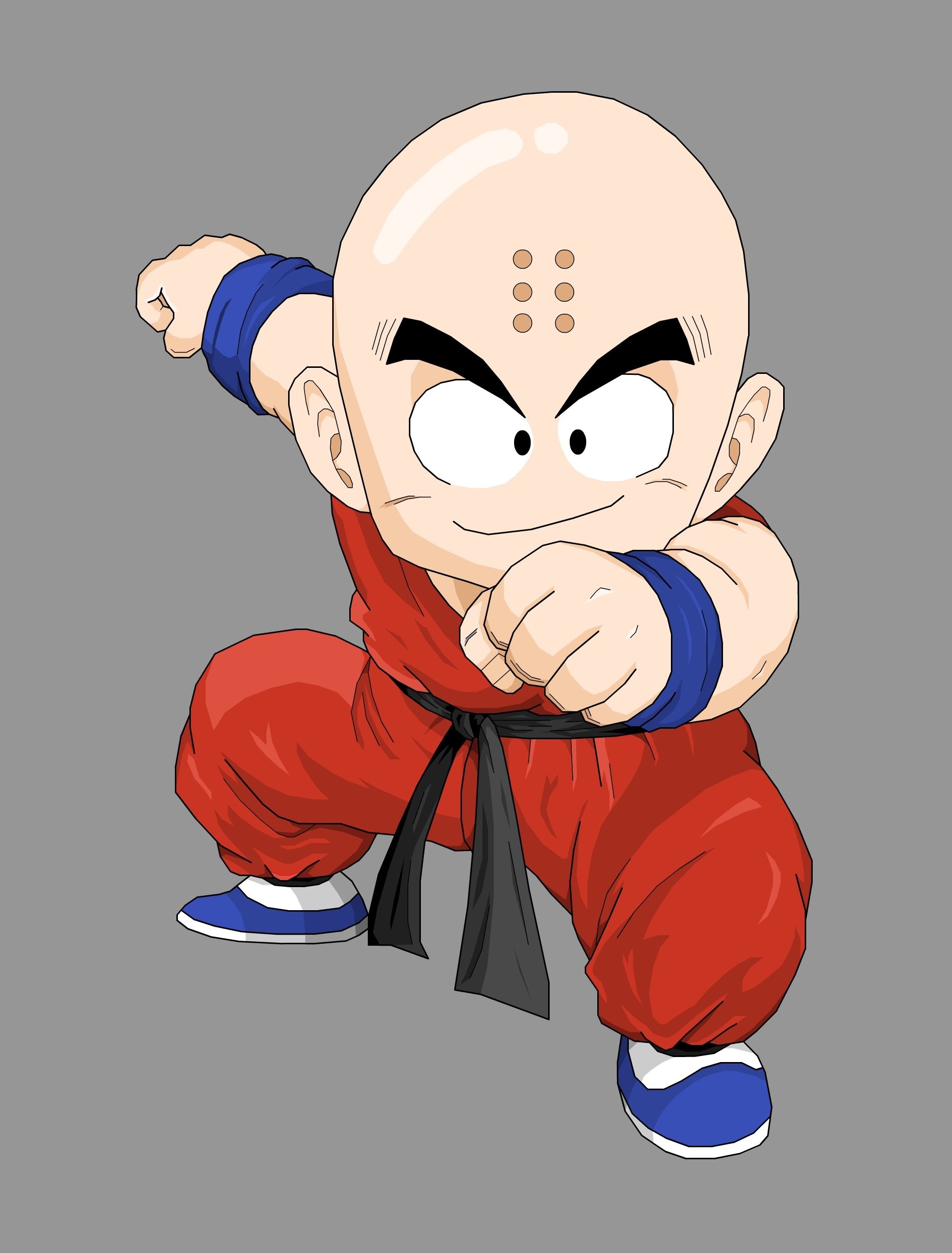 Krillin, Fan art, Collection, Dragon Ball, 1900x2500 HD Phone