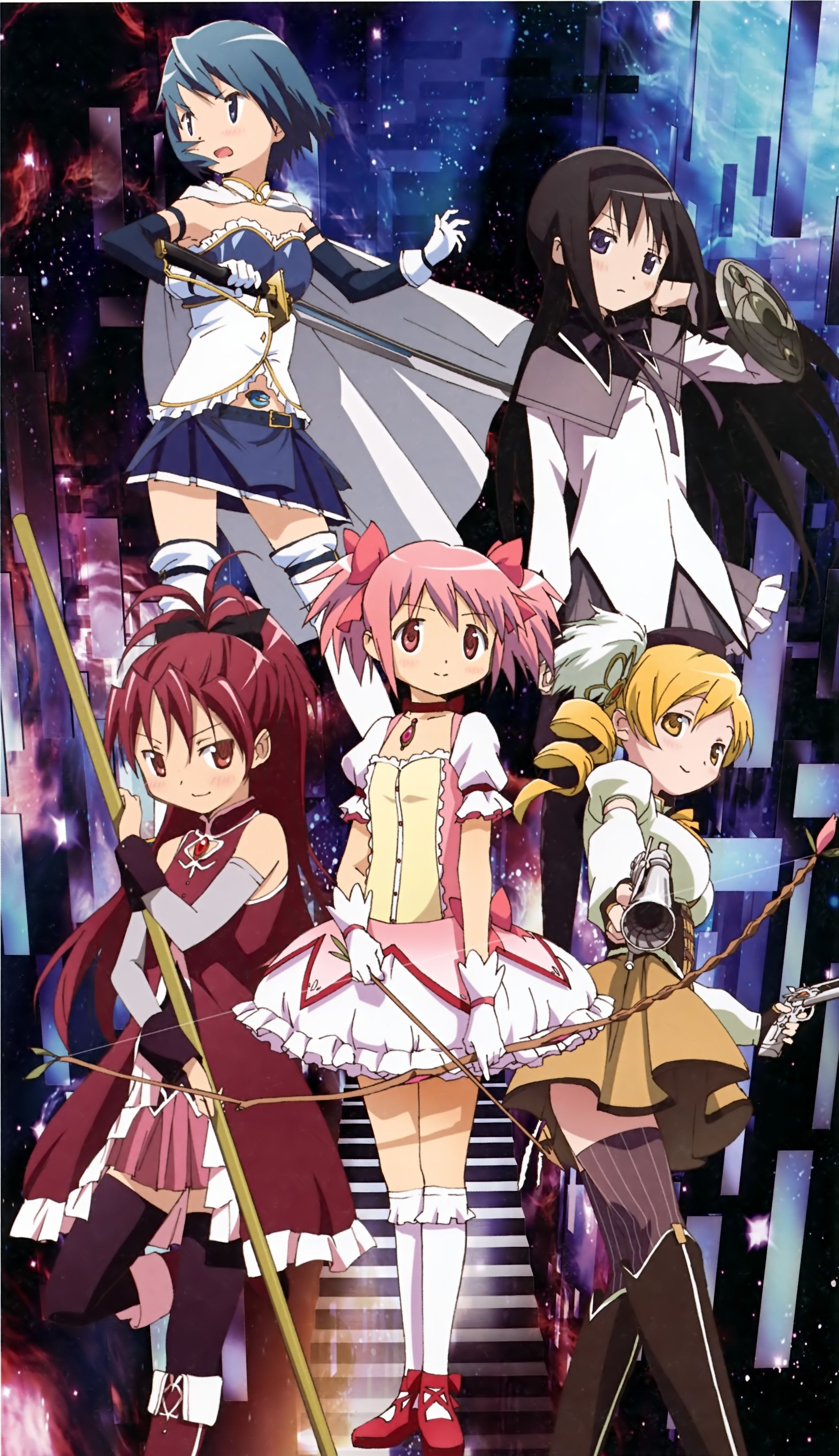 Kyoko Sakura, Madoka Magica website, Anime, Mahou Shoujo Madoka Magica, 1900x3300 HD Phone