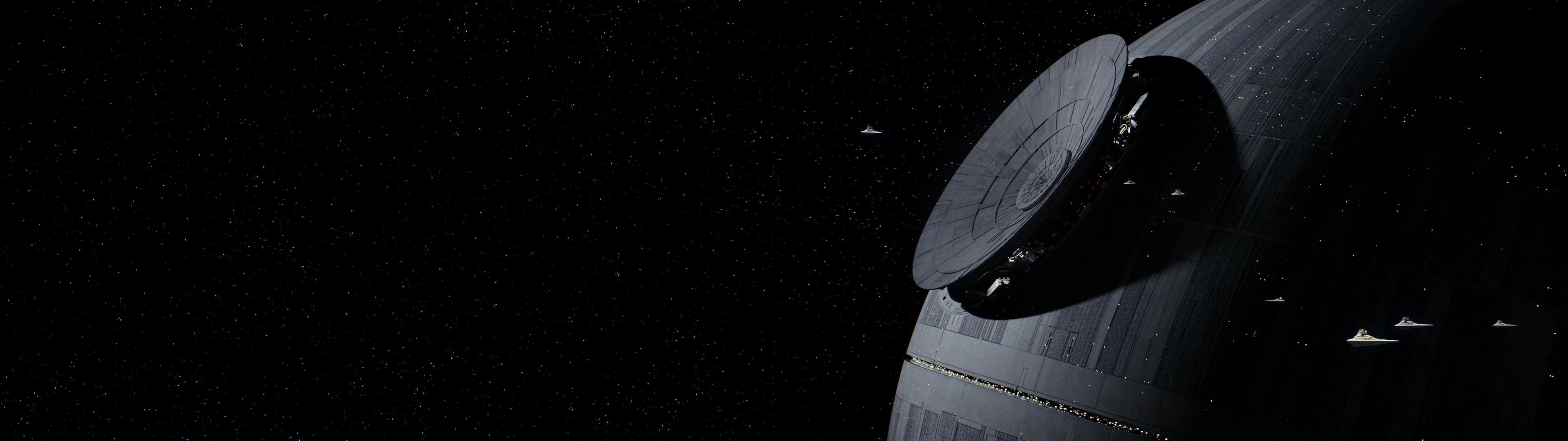 Death Star, Star Wars, Geek alliance, 3840x1080 Dual Screen Desktop