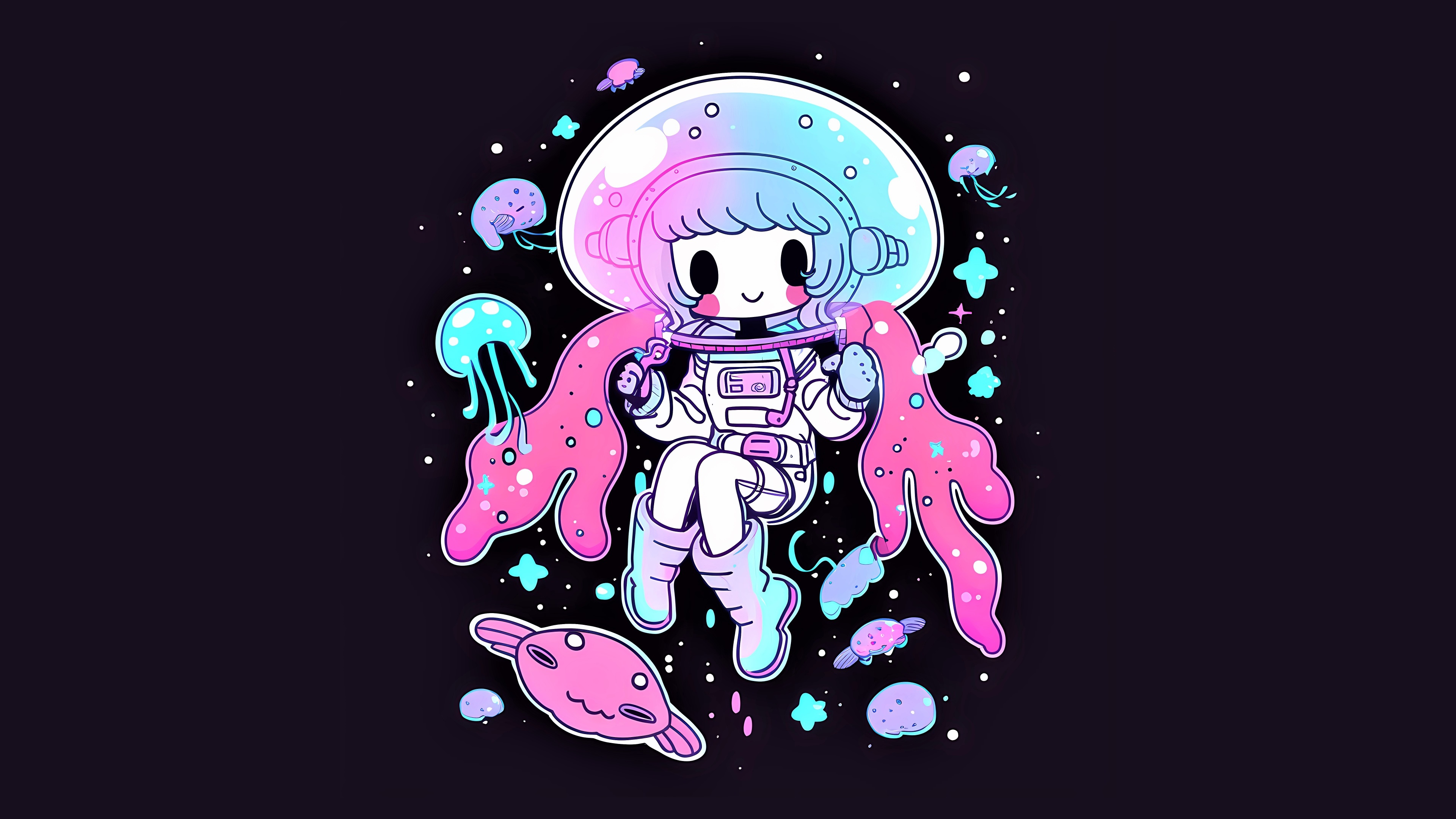 Astronaut, Cute Computer Wallpaper, 3840x2160 4K Desktop