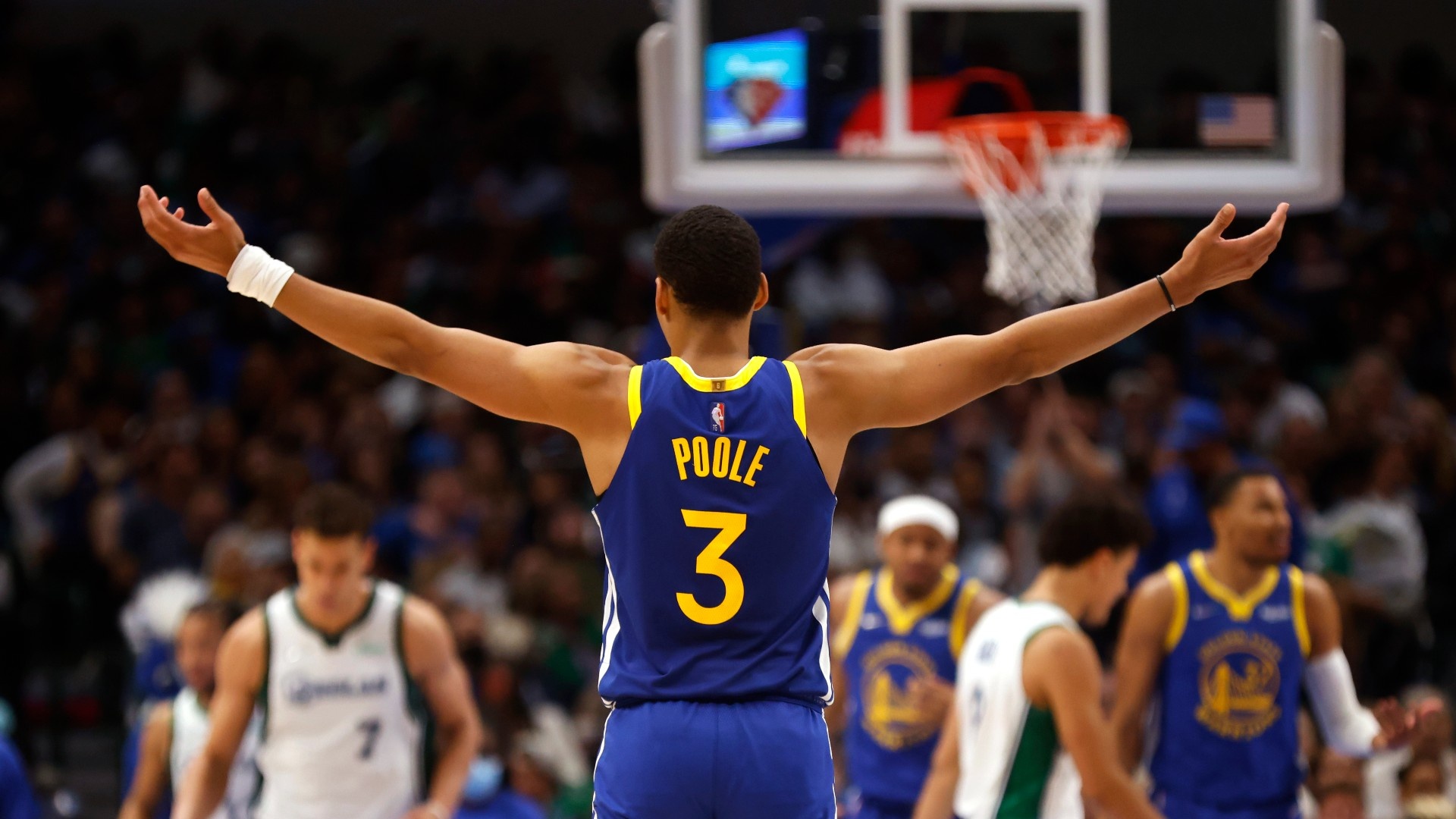 Warriors vs Nuggets, Shorthanded NBA game, Betting options, Jordan Poole's contribution, 1920x1080 Full HD Desktop