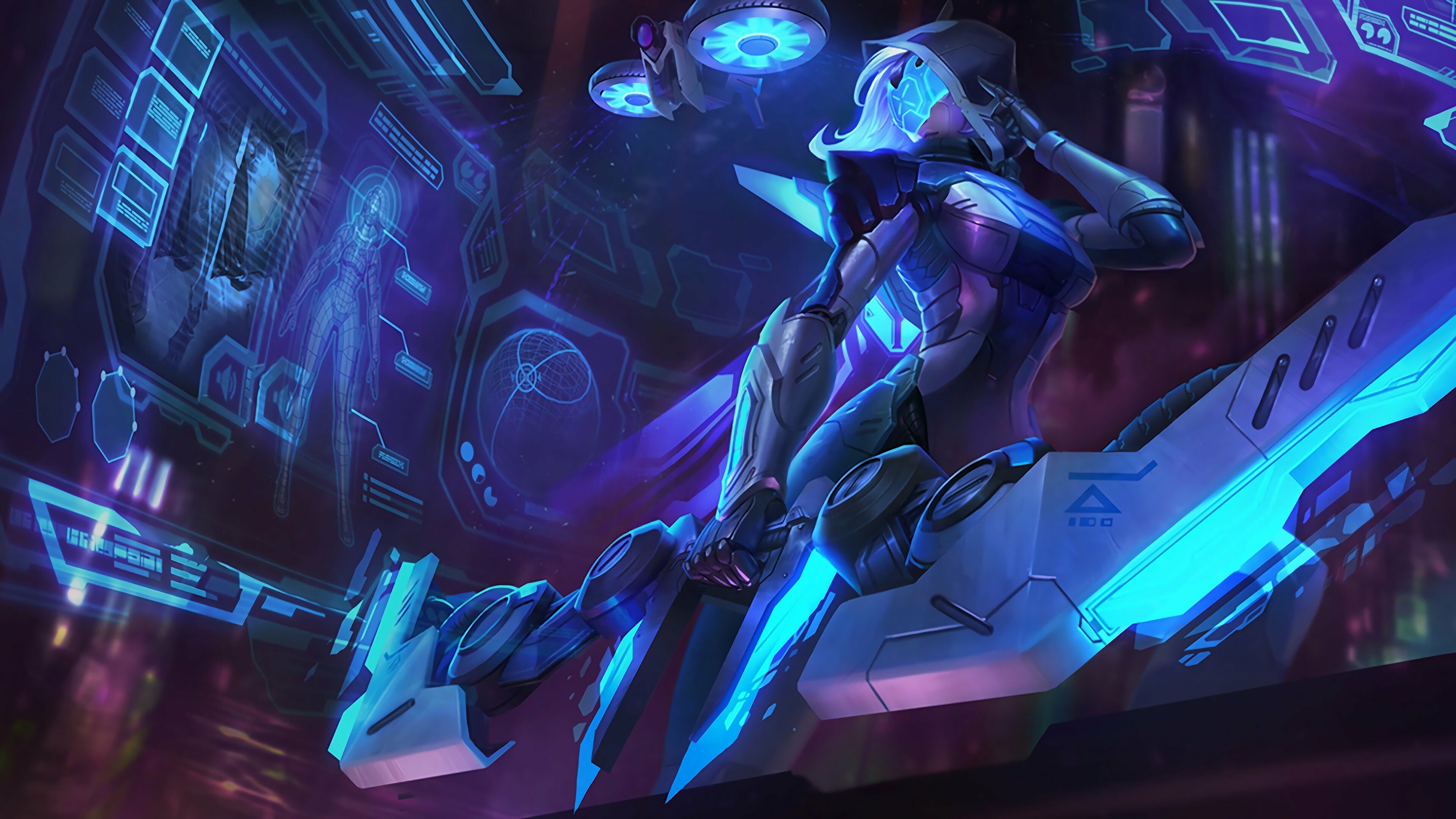 League of Legends, Ashe champion, Ultra HD 4K wallpapers, Desktop backgrounds, 3840x2160 4K Desktop