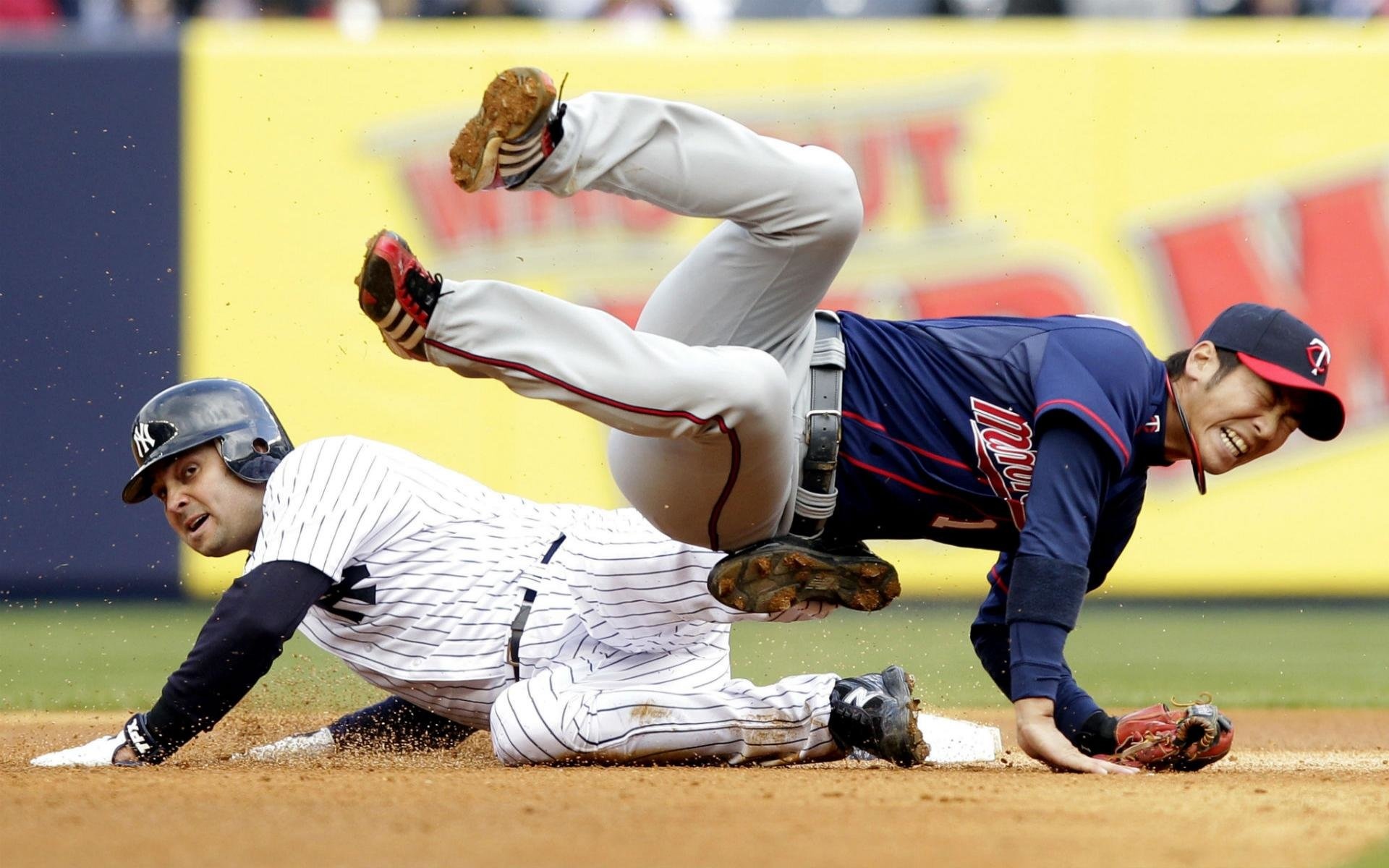 Nick Swisher and Tsuyoshi Nishioka, Major League Baseball Wallpaper, 1920x1200 HD Desktop