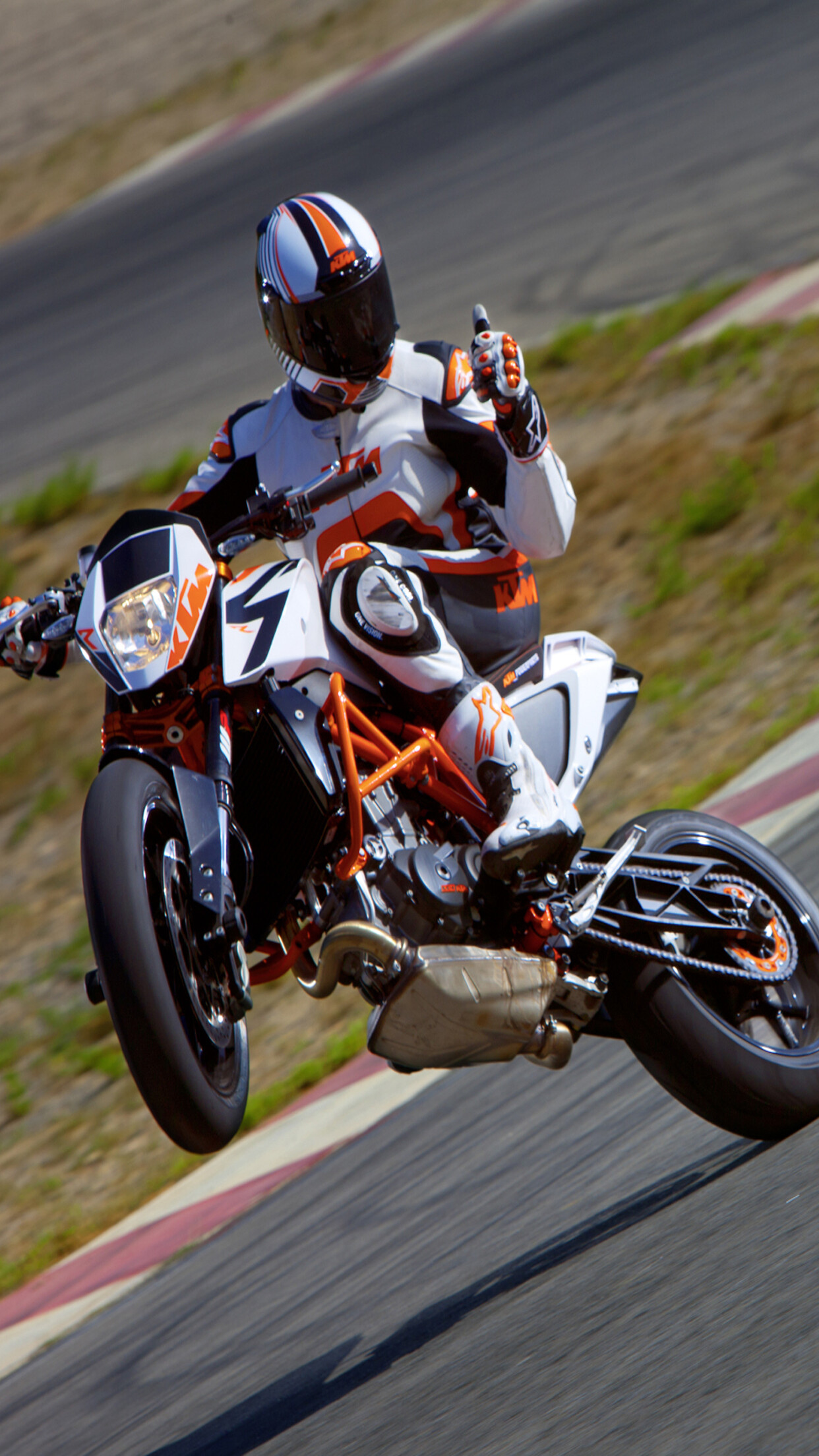 KTM 690 SMC R, iPhone wallpaper, Action shots, Off-road trails, 1250x2210 HD Phone