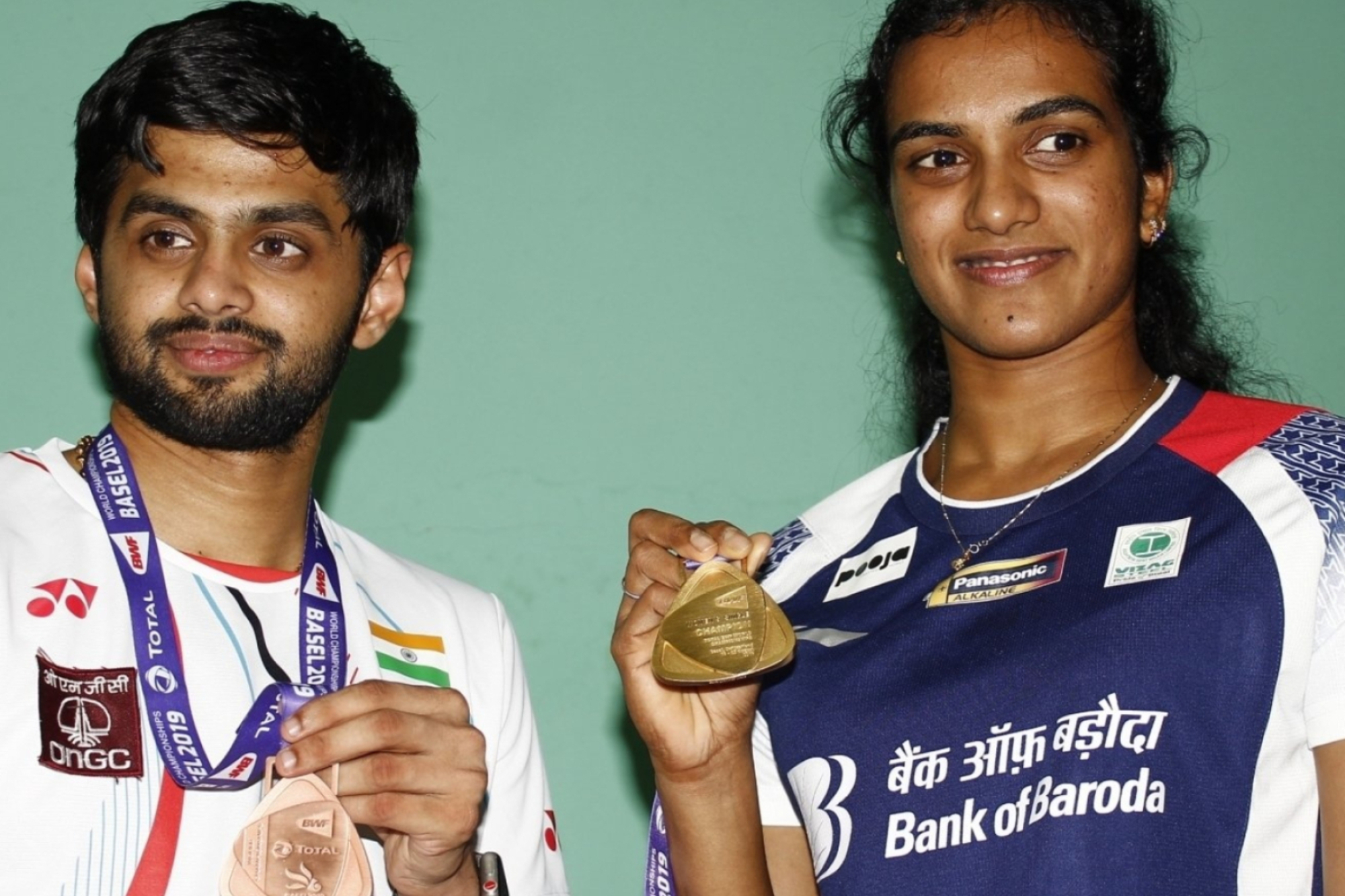 PV Sindhu, B. Sai Praneeth Wallpaper, 2000x1340 HD Desktop