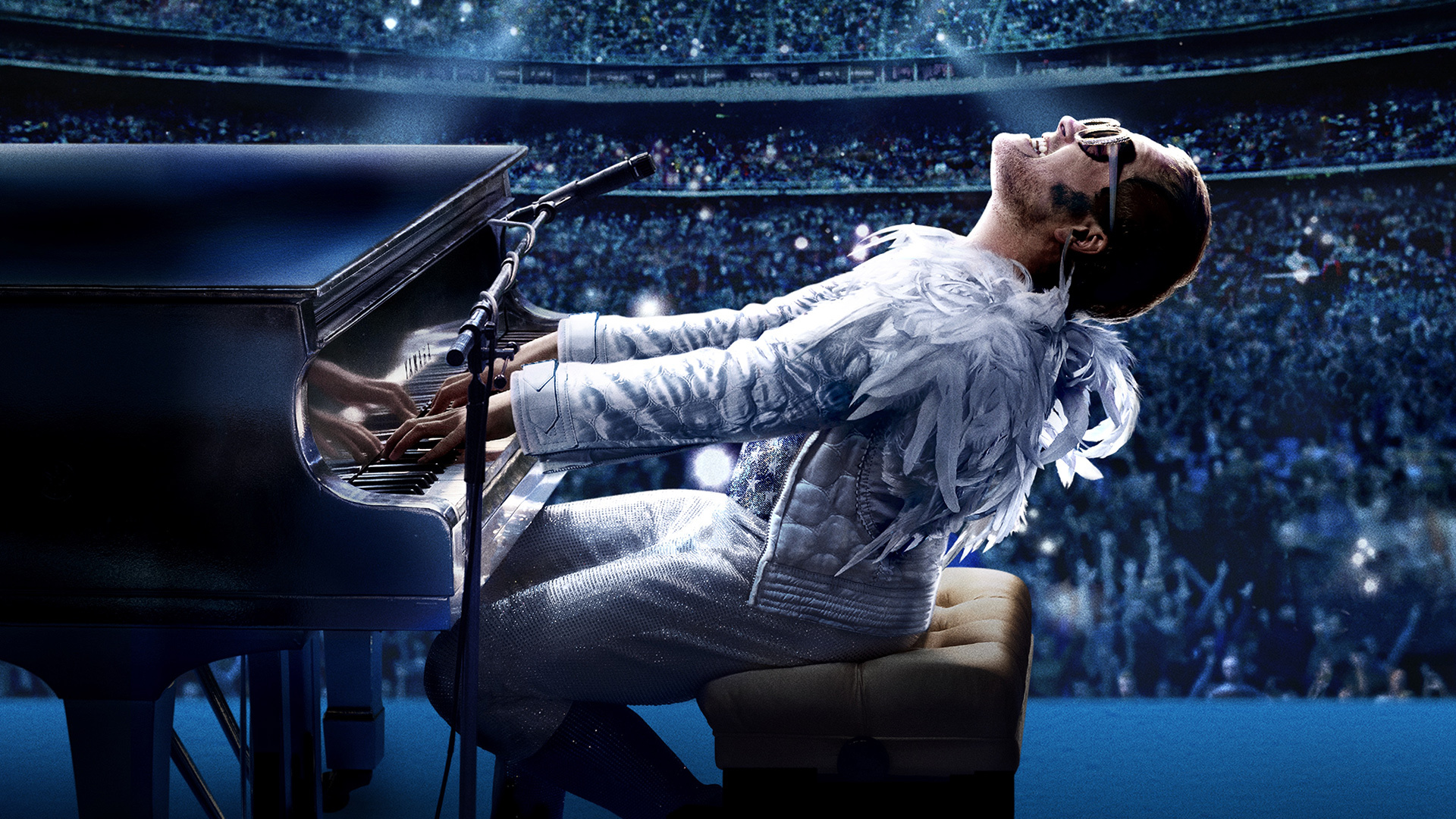 Rocketman movie, Fanart masterpiece, Movie-inspired art, Captivating visuals, 1920x1080 Full HD Desktop