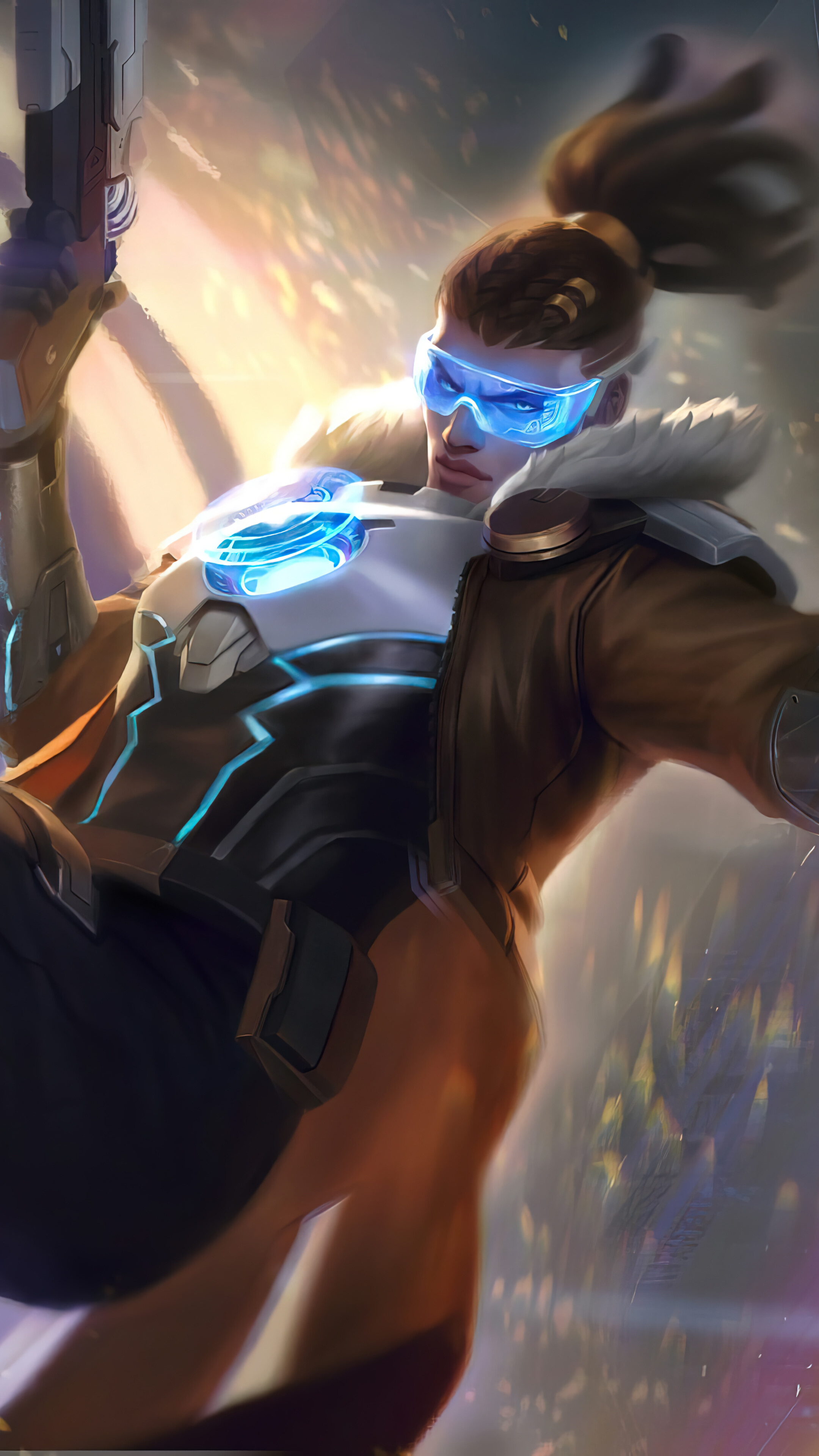 Pulsefire Lucian, LOL phone wallpaper, 2160x3840 4K Phone