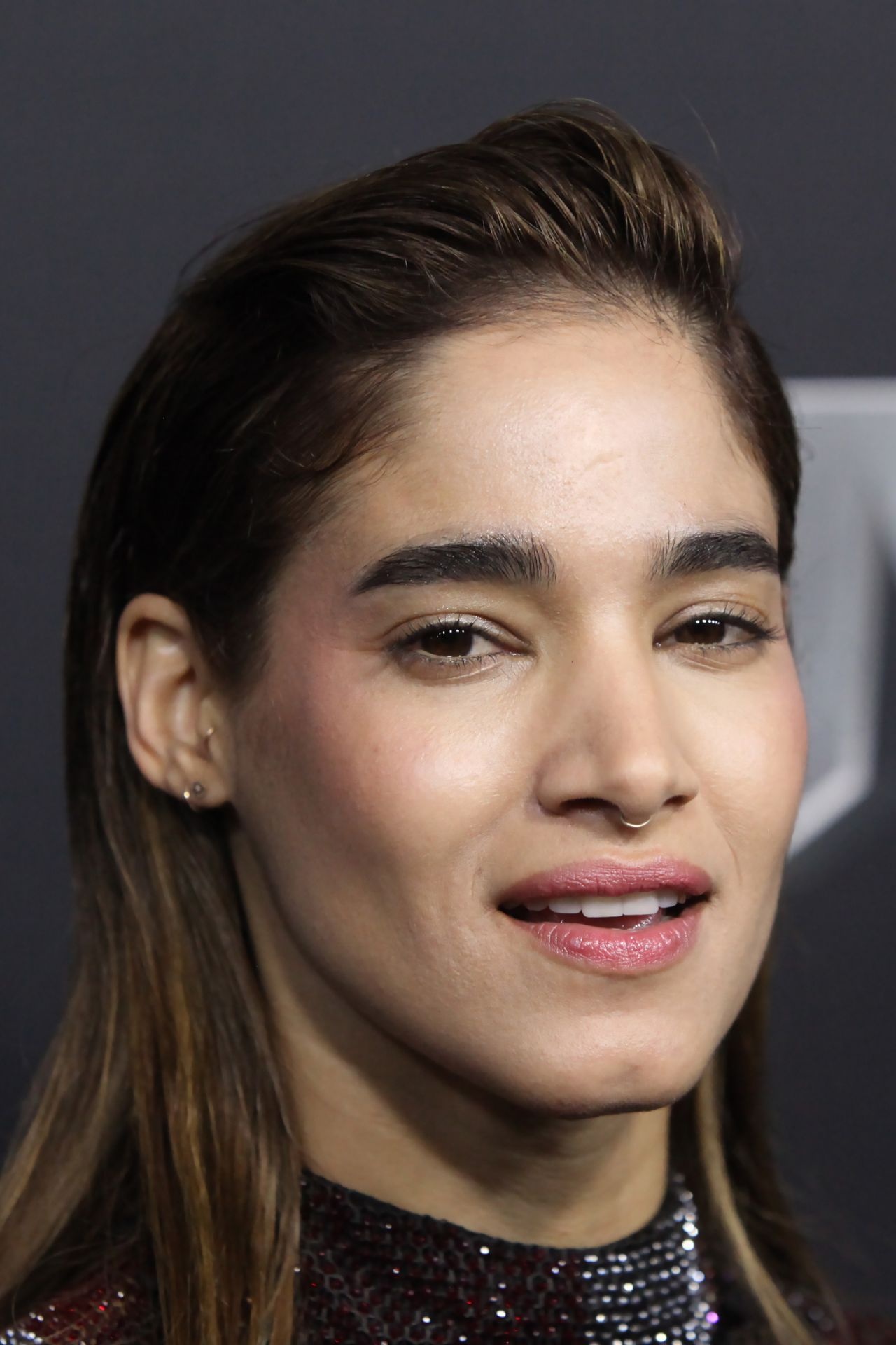 Sofia Boutella, Woman smile, Sofia, 1280x1920 HD Phone