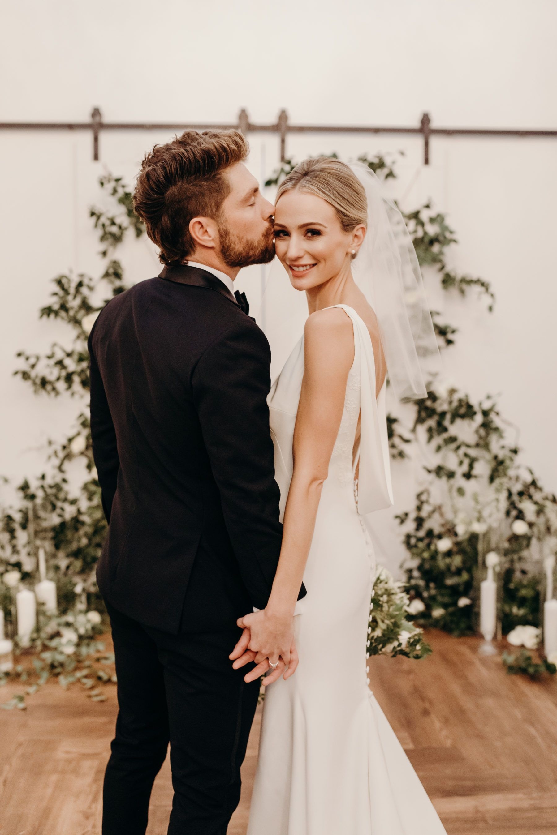 Chris Lane, Wedding photos, Lauren Bushnell, 1800x2700 HD Phone