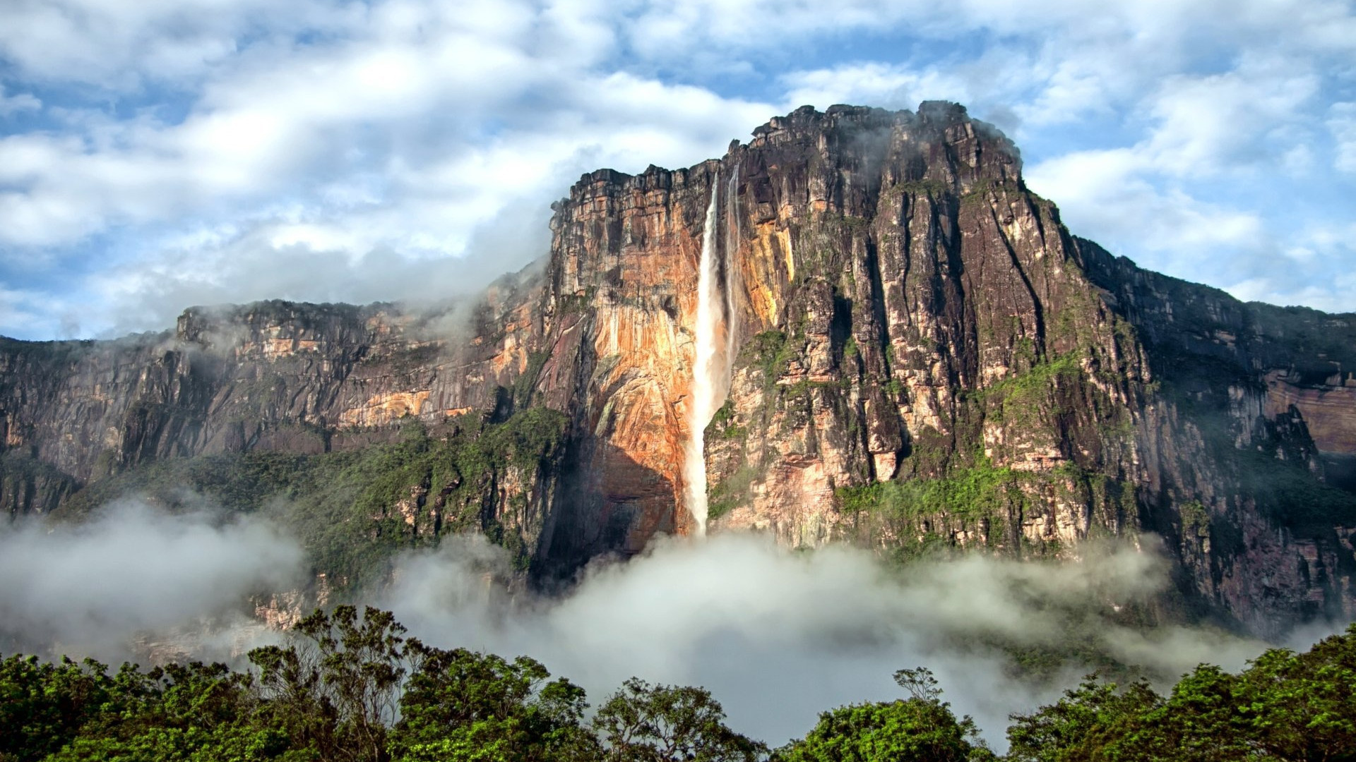 Angel Falls, Widescreen wallpapers, Serene beauty, Desktop background, 1920x1080 Full HD Desktop