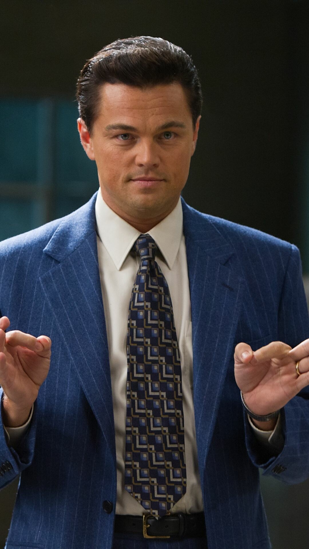 Jordan Belfort, Leonardo DiCaprio Wallpaper, 1080x1920 Full HD Phone