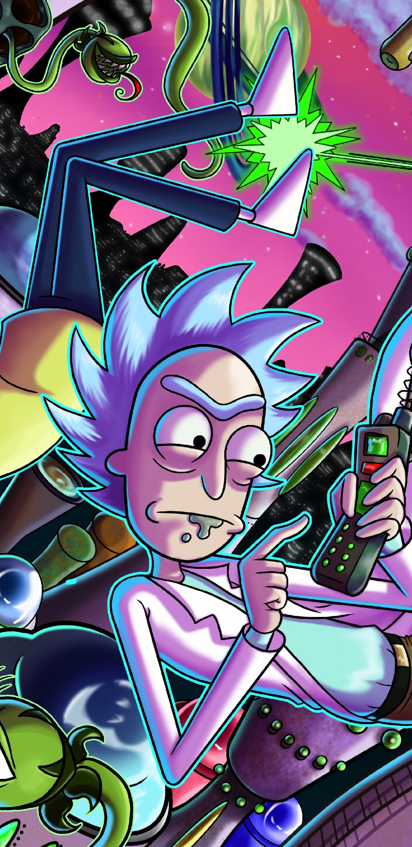 Rick, Rick and Morty Wallpaper, 1440x2960 HD Phone