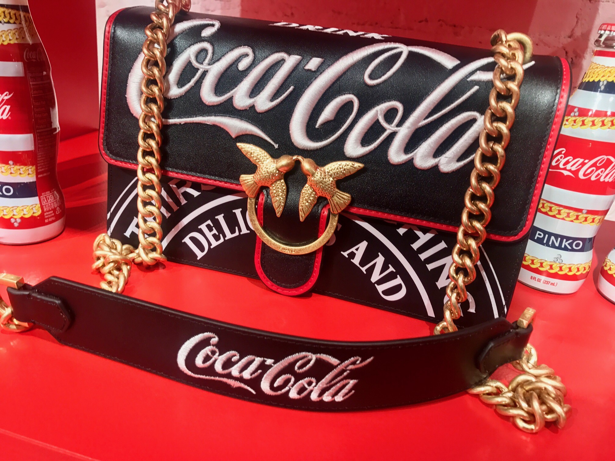 Pinko x Coca Cola, Capsule collection, Fashion collaboration, Limited edition, 2020x1520 HD Desktop