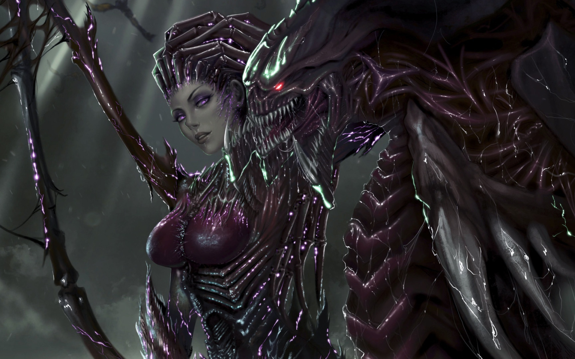 Kerrigan, StarCraft, Game HD wallpaper, 1920x1200 HD Desktop