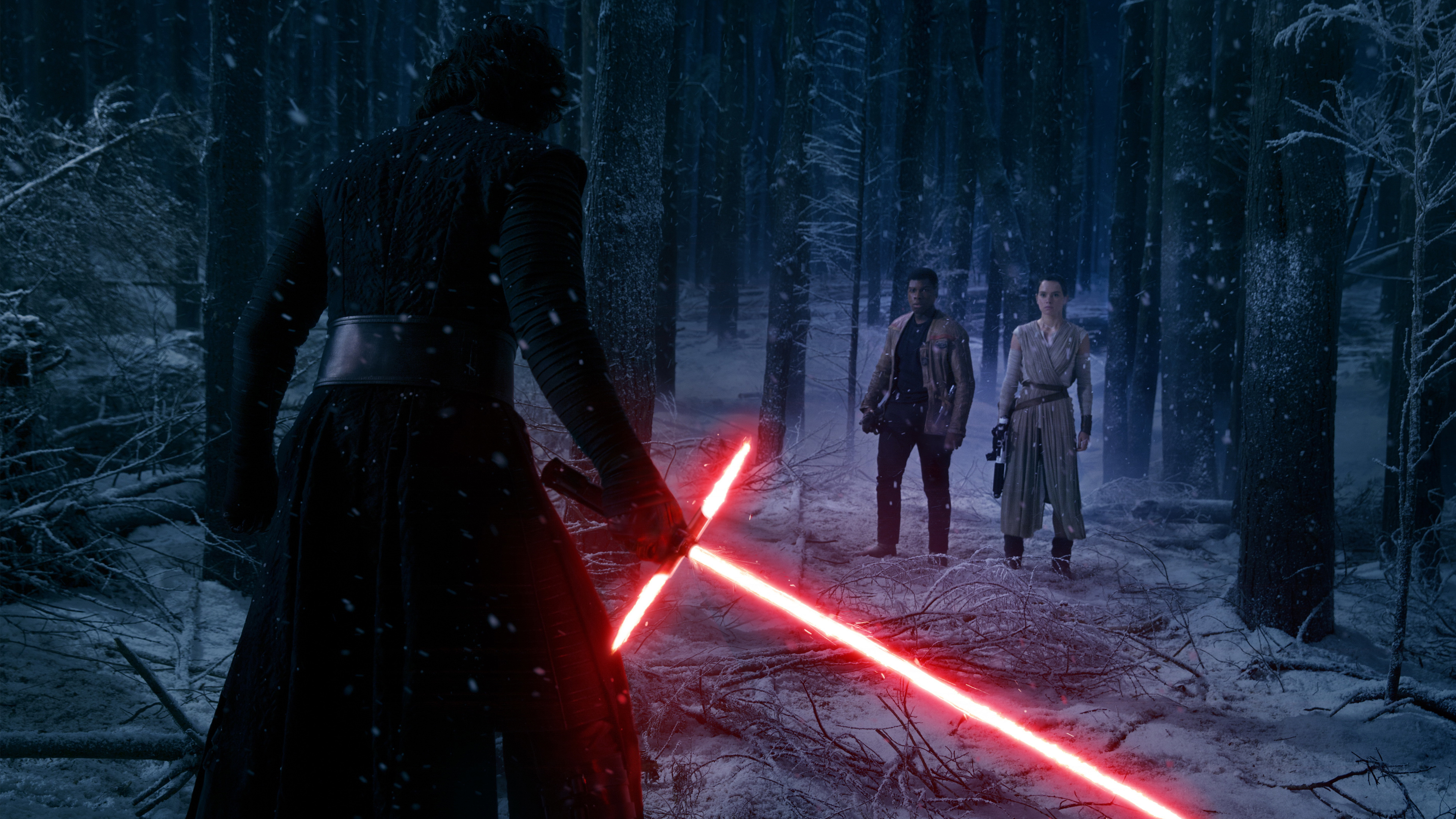 Star Wars, Kylo Ren, Lightsaber, Ultra HD, 3840x2160 4K Desktop