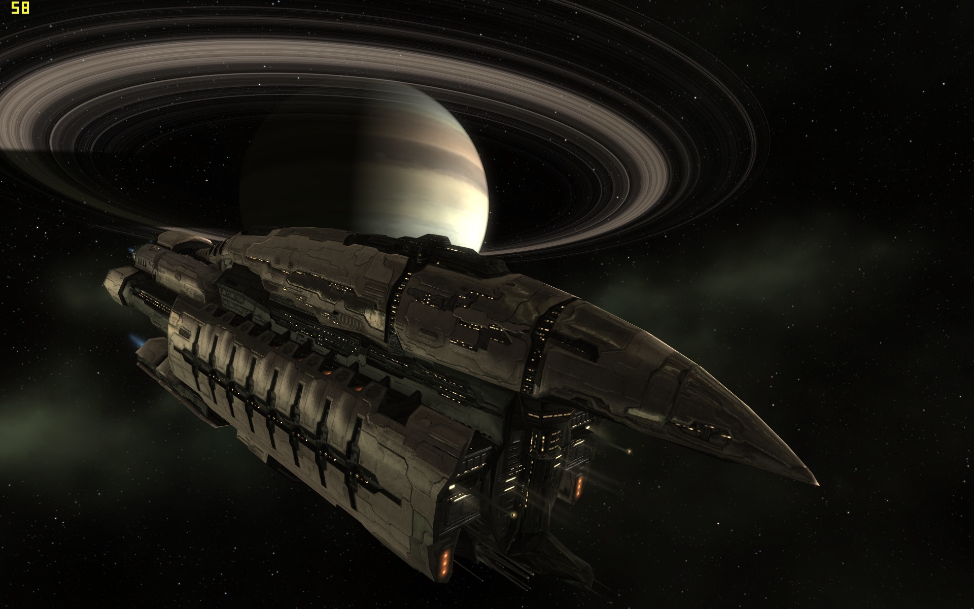 Amarr Abaddon, EVE Online Wallpaper, 1920x1200 HD Desktop