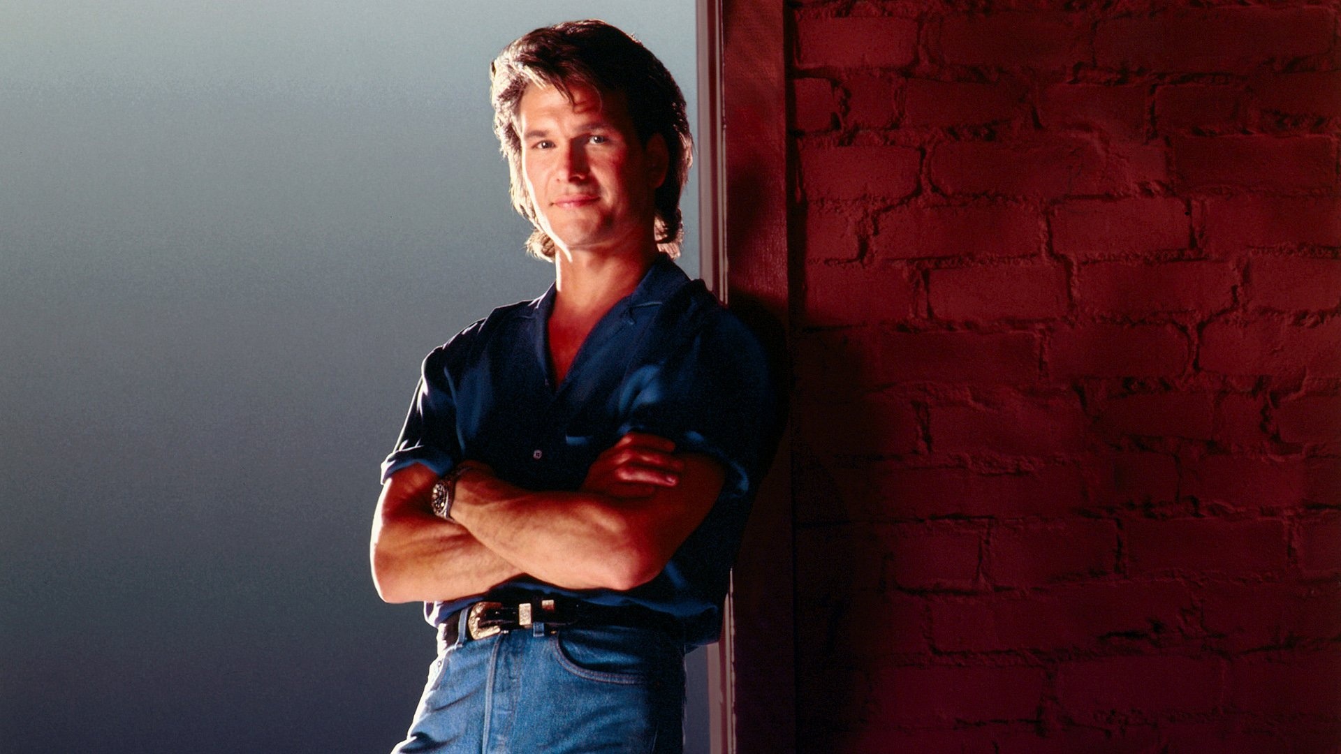 Patrick Swayze, Movie star, Captivating images, Hollywood legend, 1920x1080 Full HD Desktop