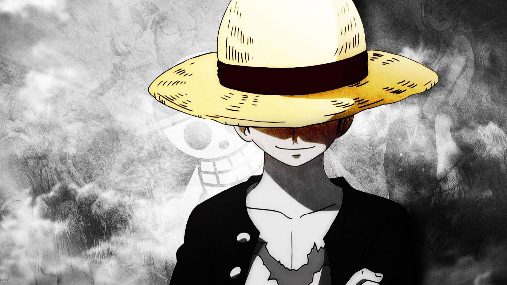 Monkey D. Luffy, Straw hat, Wallpaper for you, 2050x1160 HD Desktop