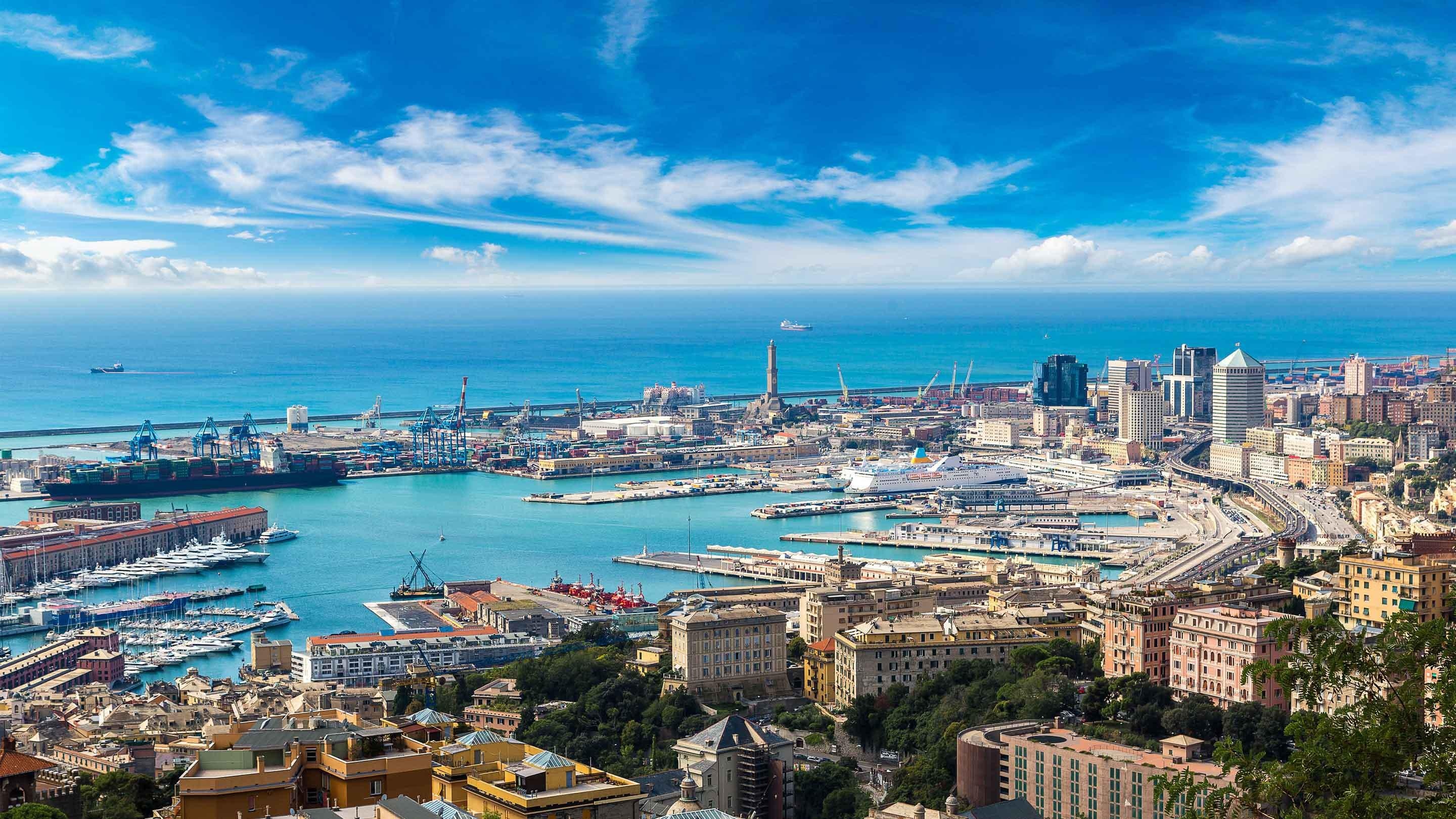 Genova Italy, Eurowings, 2880x1620 HD Desktop