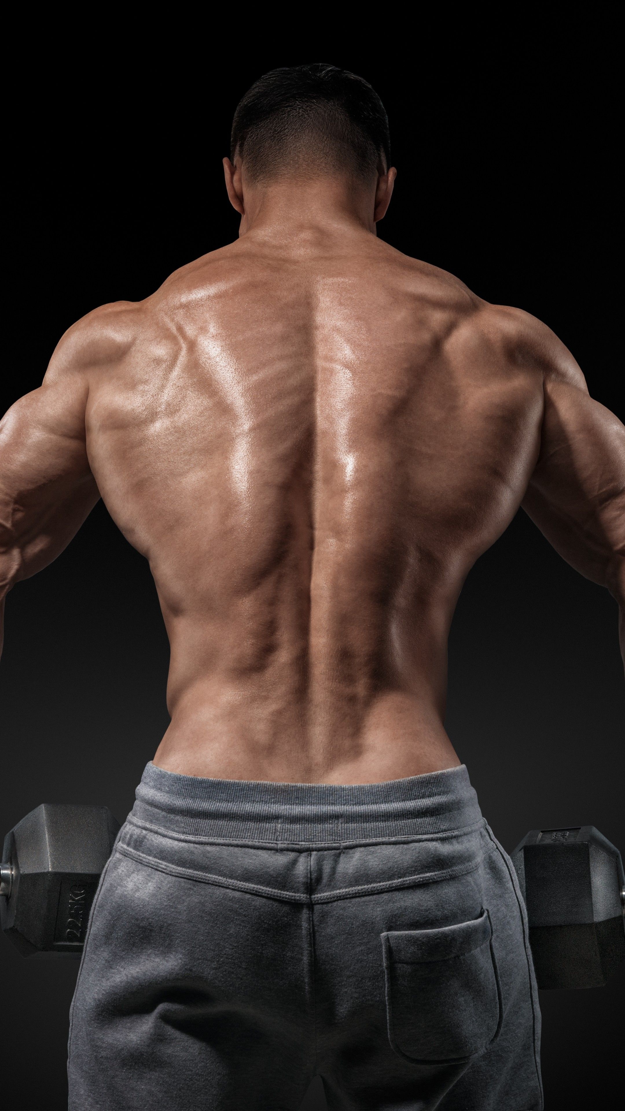 Impressive back muscles, Strength and power, Stunning wallpapers, Gym motivation, 2160x3840 4K Phone