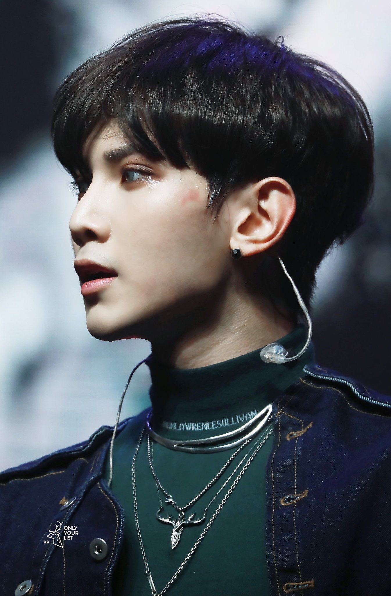 Ateez idol, Yeo-sang's birthmark, Boy group's visual, Fascinating charm, 1350x2050 HD Phone