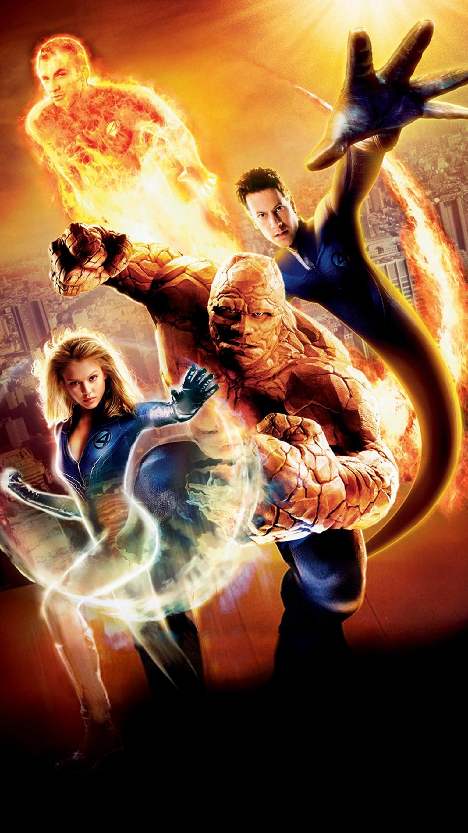 Fantastic Four, 2005 phone wallpaper, Moviemania, 1540x2740 HD Phone