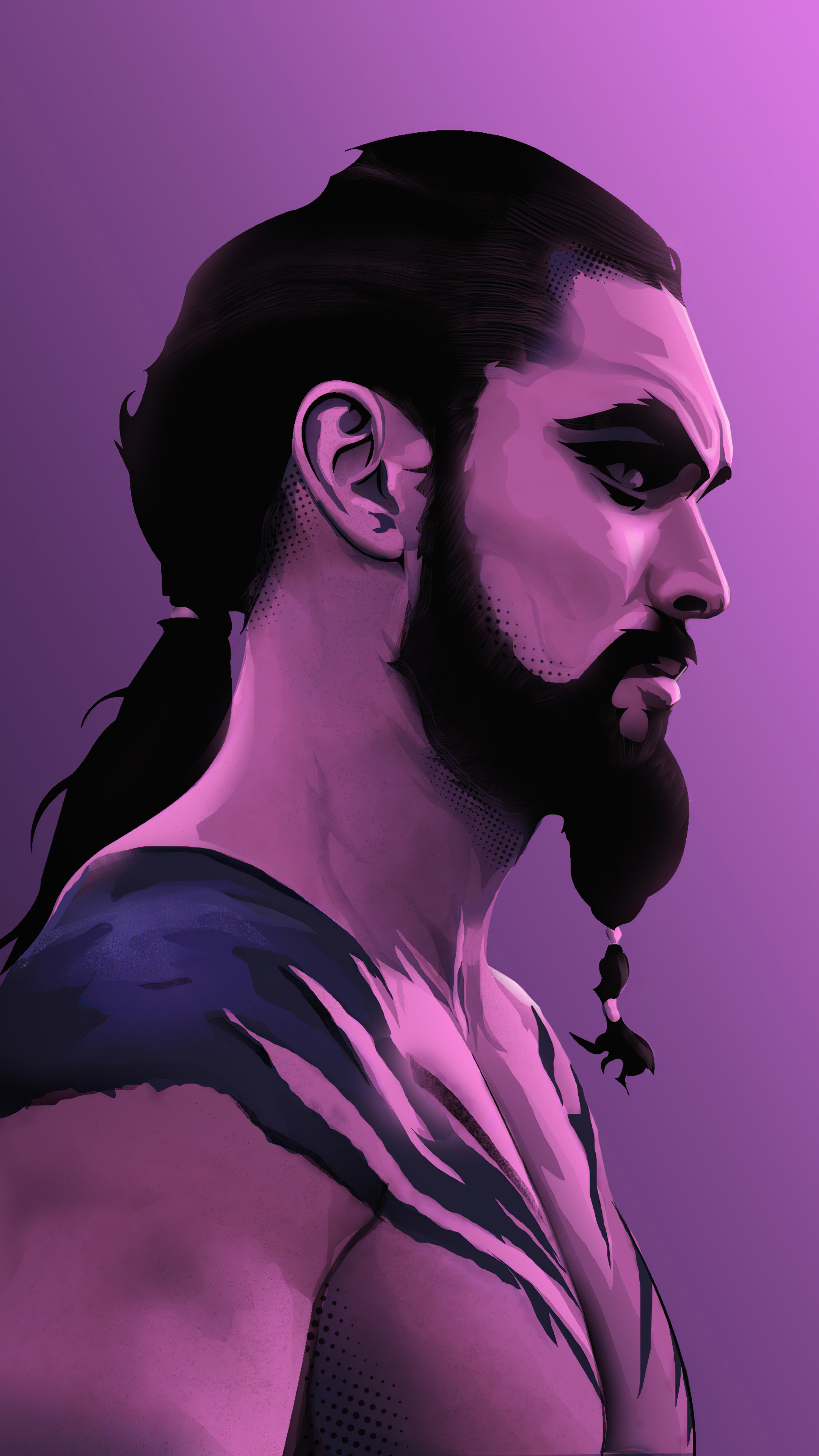 Khal Drago, 4K artwork, Sony Xperia X, Premium visual experience, 2160x3840 4K Phone