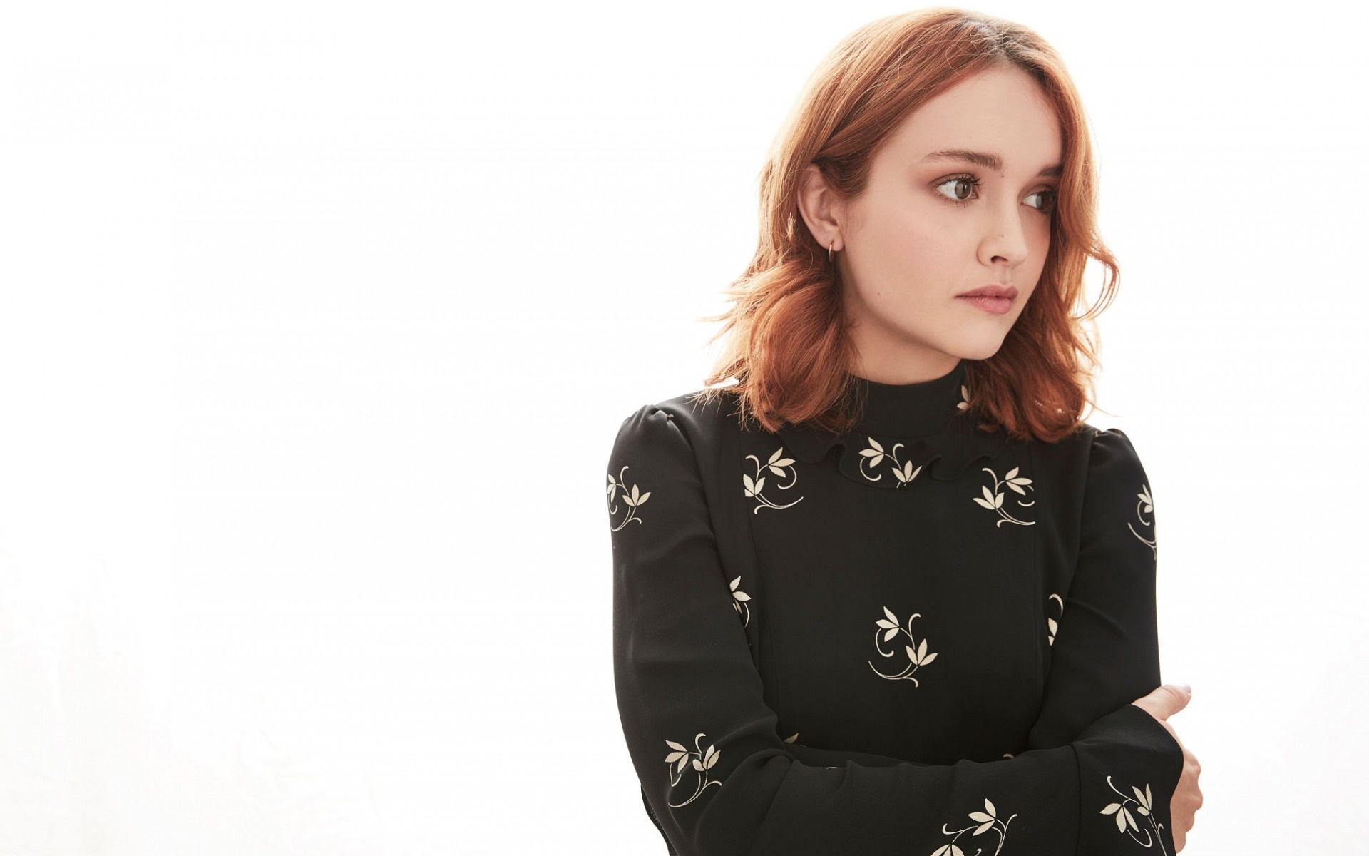 Olivia Cooke, British actress, Portrait, Young woman, 1920x1200 HD Desktop