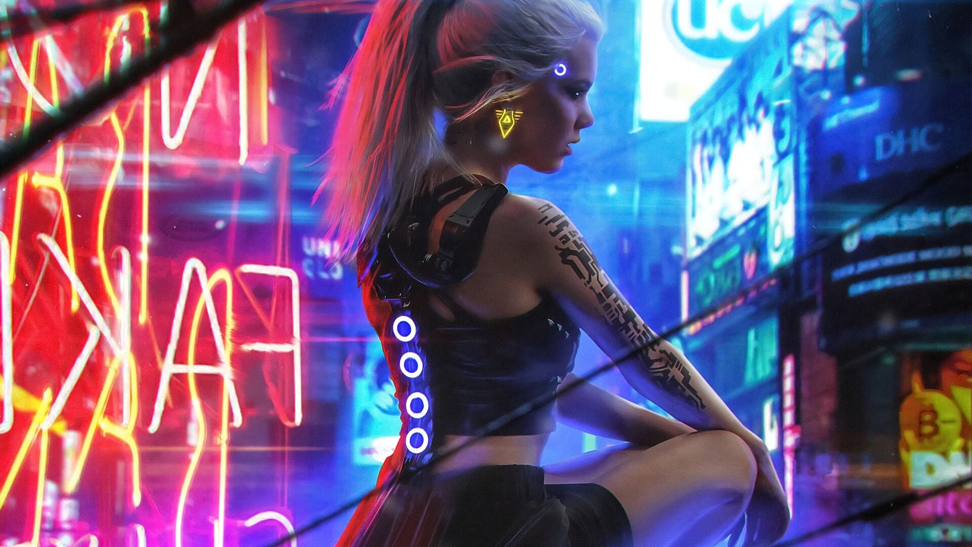 Cyberpunk wallpapers, Best HD gaming, Futuristic backgrounds, Top quality, 1920x1080 Full HD Desktop