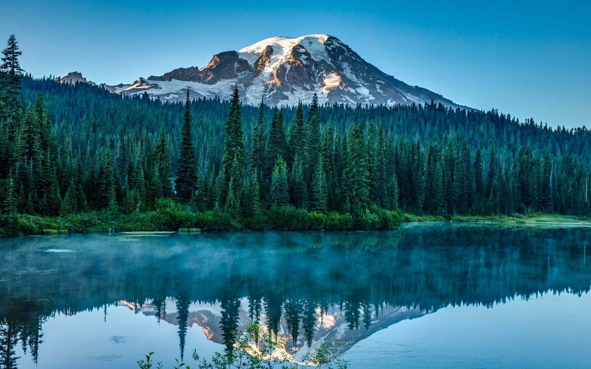 Mount Rainer National Park, Mountain Lakes Wallpaper, 1920x1200 HD Desktop